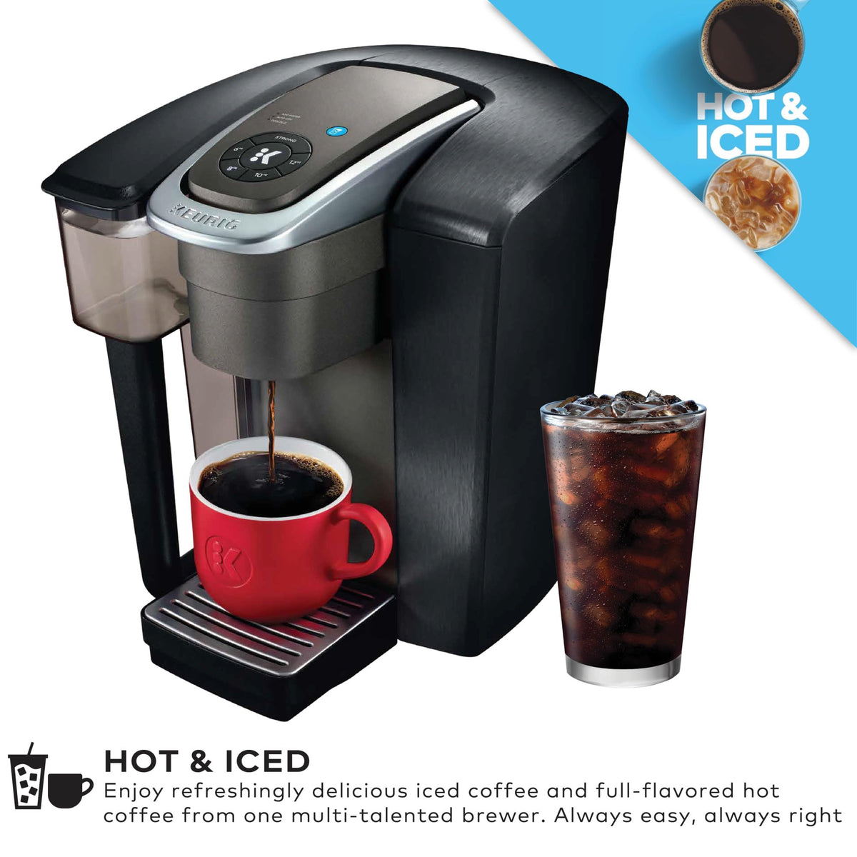 Keurig K-1550 Small Business Single Serve Coffee Maker, 96 oz Water Reservoir, Black