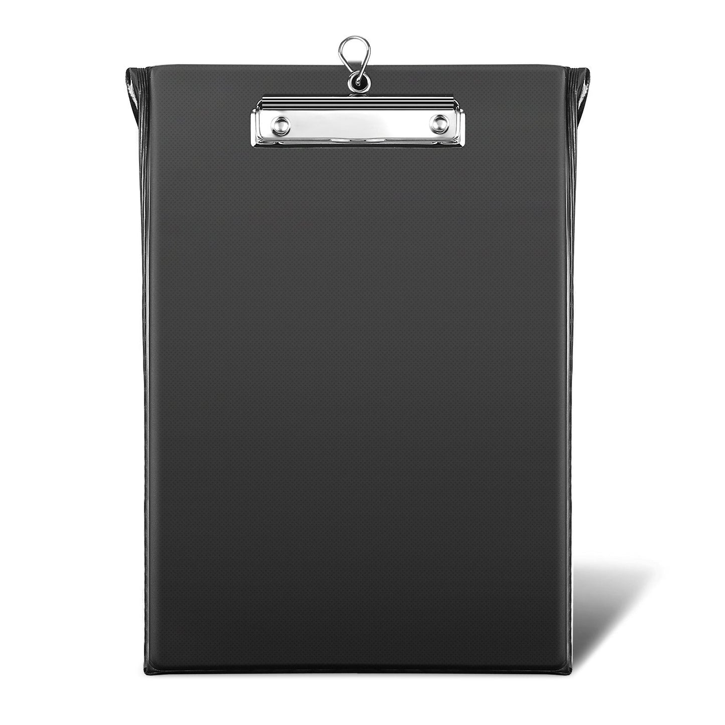 A4 Waterproof Clipboard Document Holder for Rain and Weather - PVC Writing Board Folder - A4 Size Black