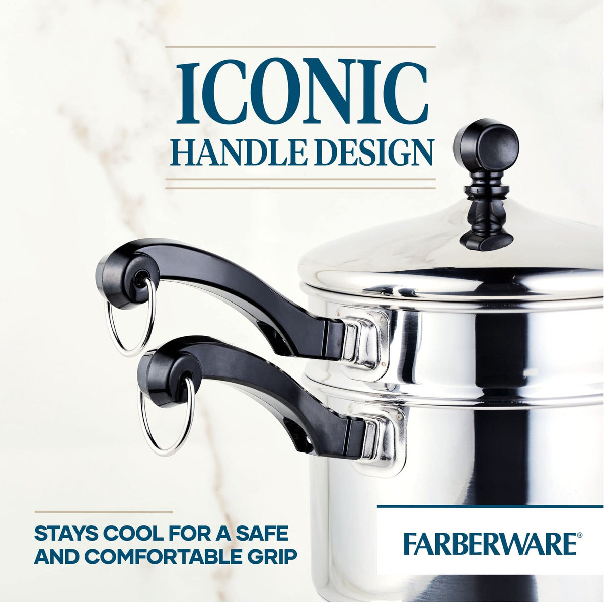 Farberware Classic Stainless Series 2-Quart Covered Double Boiler