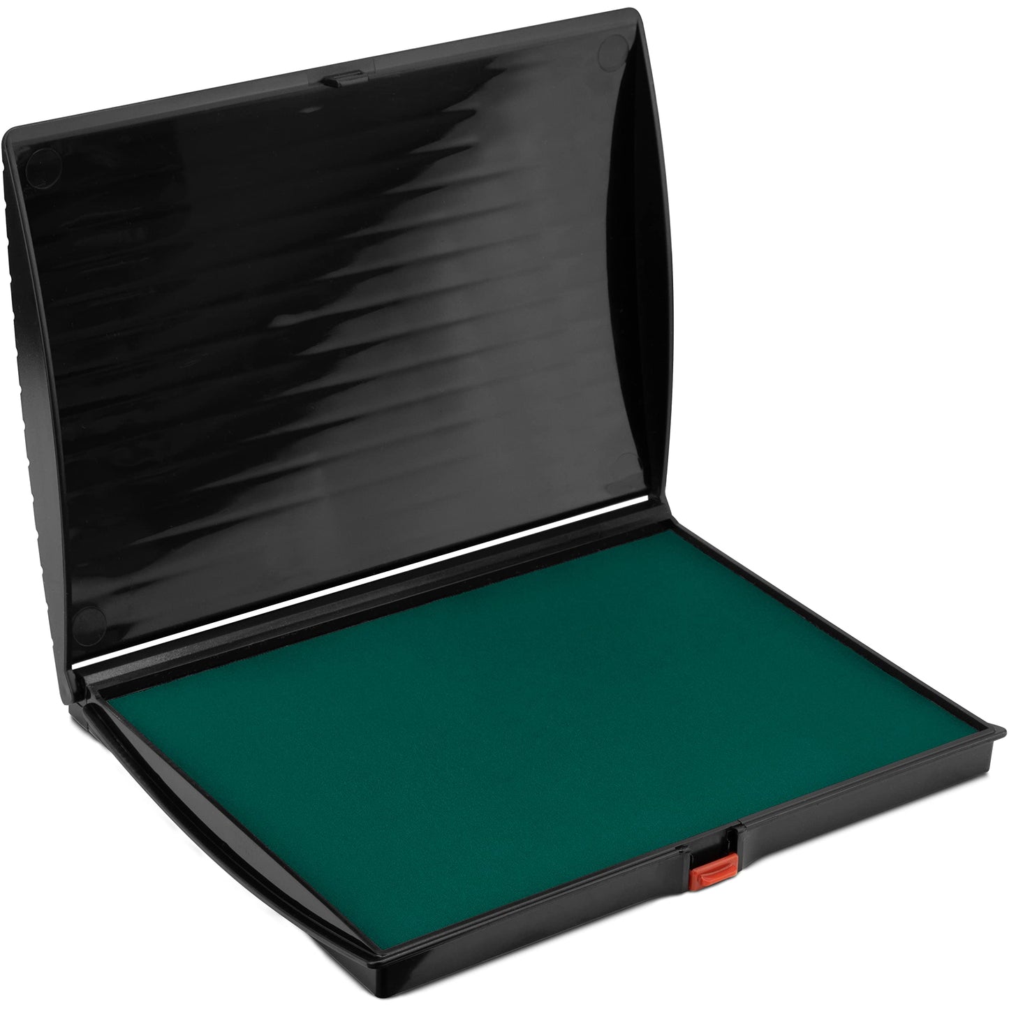 Large Premium Green Ink Stamp Pad - 5" by 7" - Quality Felt Pad
