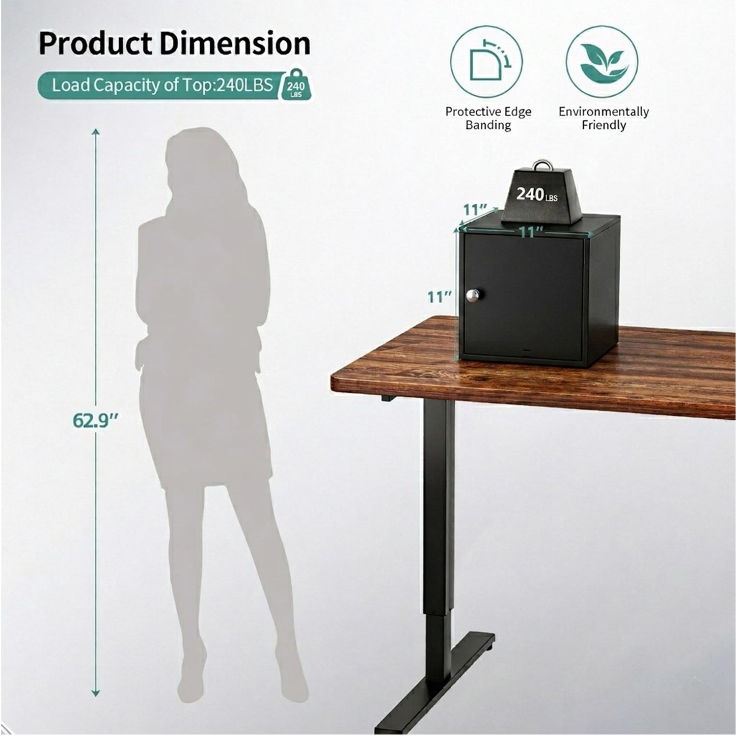 Tivostaral Cube Storage Organizer, 11" x 11" x 11" Mini Aesthetic Metal Storage Cabinet with Door, Small Steel Cabinet for Desk, Stackable Modular Storage Bin for Office, Home