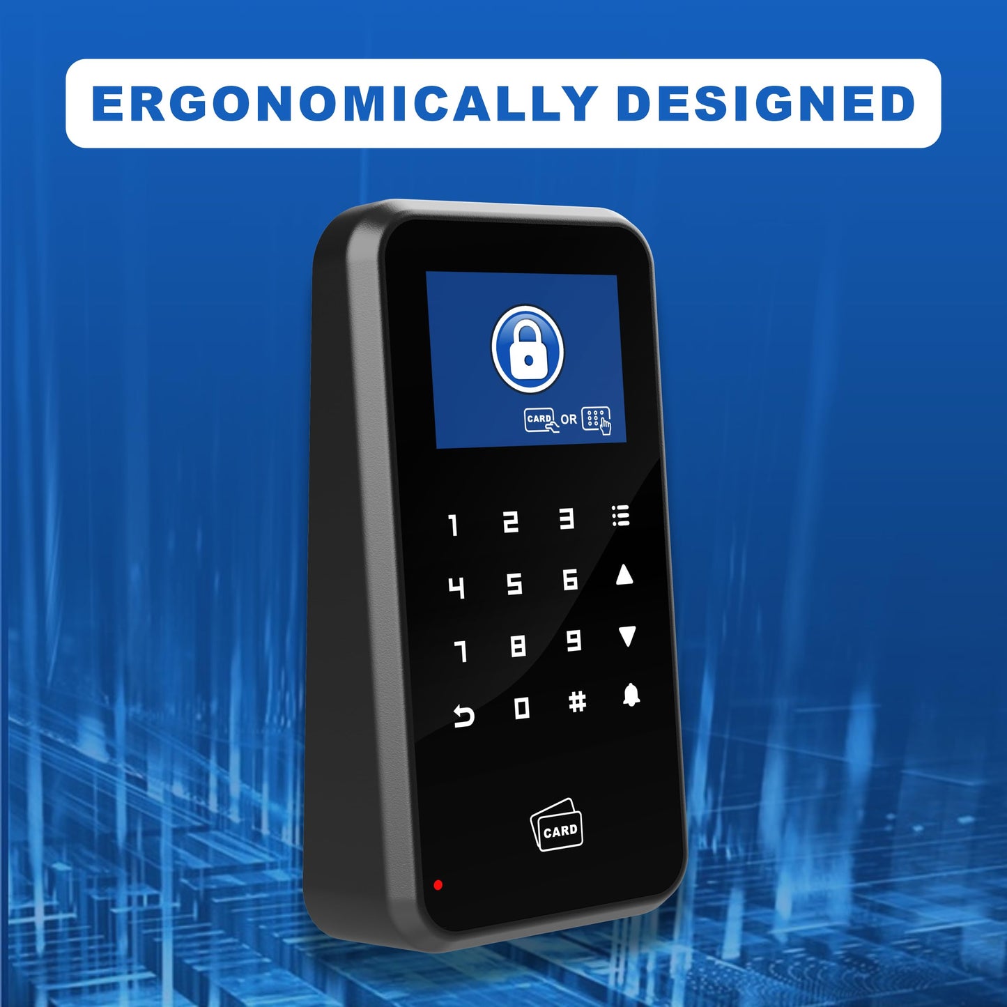 UHPPOTE 2.4-inch Display Door Access Control Touch Keypad 125khz Compatible with WiFi