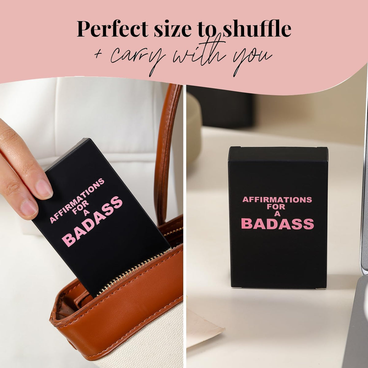 shoprotik Badass Affirmation Cards - Daily Motivational and Inspirational Cards for Women