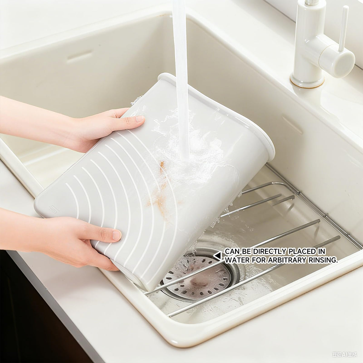 LCOCWMYS Silicone Baking Mat 27"L x 20"W Silicone Baking Mat with Raised Lip, Ideal for Making Pastries, Bread, Cookies, Pizza, Fondant, Pasta
