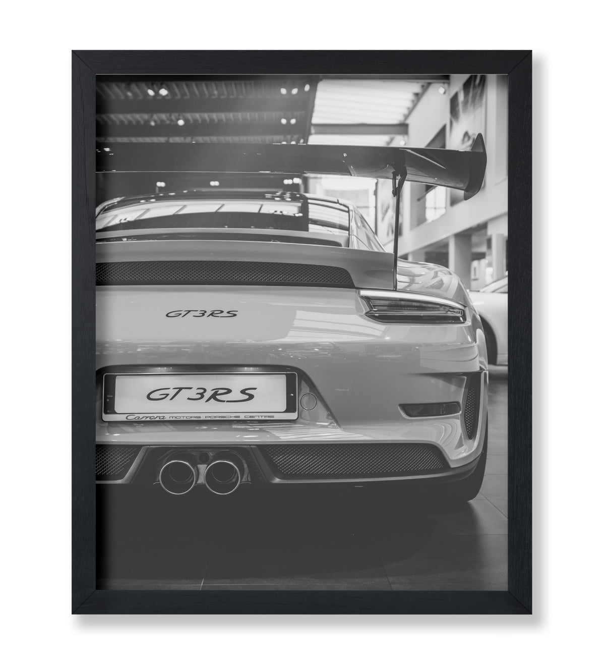 Poster Master Luxury Car Print - Automobile Poster - Transportation Art - Black and White Wall Design - Photography Art - Great Garage, Office or Bedroom Decor - 11x14 UNFRAMED Wall Art