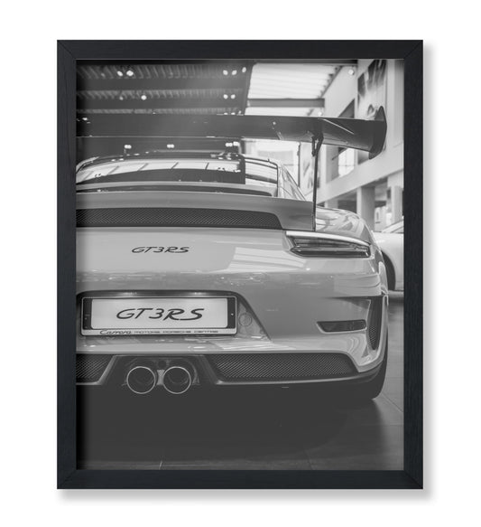 Poster Master Luxury Car Print - Automobile Poster - Transportation Art - Black and White Wall Design - Photography Art - Great Garage, Office or Bedroom Decor - 11x14 UNFRAMED Wall Art