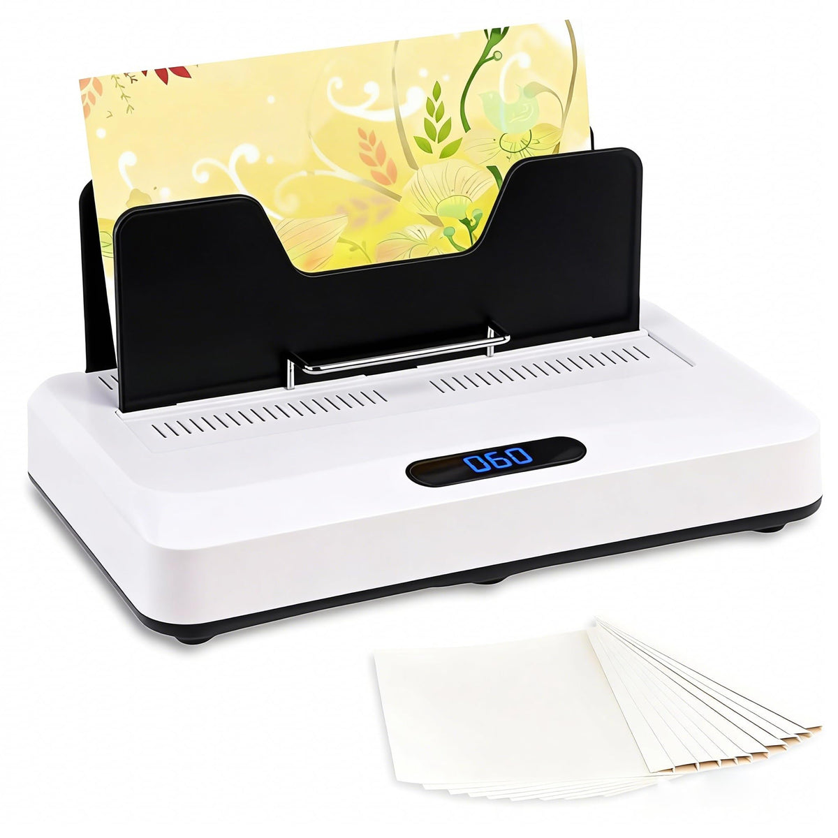 Thermal Binding Machine, Digital Touch Panel with 10 Thermal Binding Covers, No Preheat Time, 500 Sheet Capacity – Electric Book Binder for A4/A5/Letter Size Documents, Office, School & Home Project