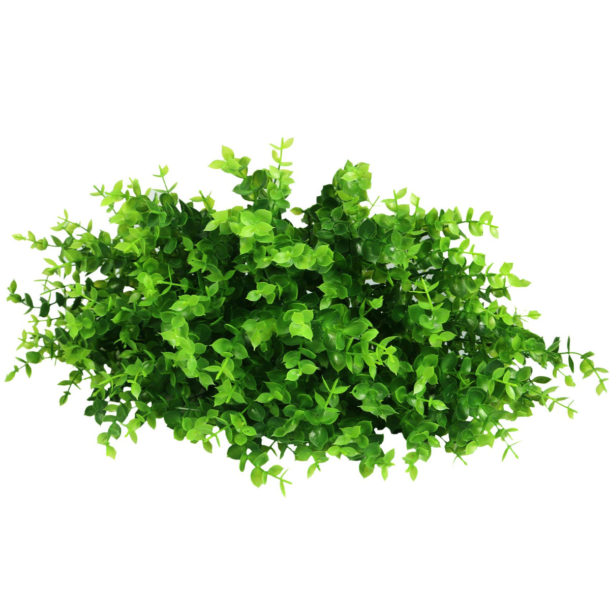 Besteek 9 Bundles Fake Plants Artificial Boxwood Greenery 63 Stems Fade Resistant Faux Plastic Plants for Garden Farmhouse Porch Patio Window Box Wedding Office Home Indoor Outdoor Decor