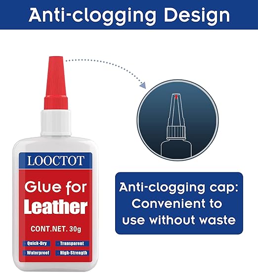 LOOCTOT 30g Leather Glue, Adhesive