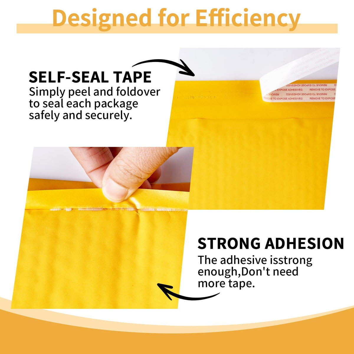 Cltowany Padded Envelopes 8.5×12' Inch 25 Pack padded mailers Self-Sealing Paper Envelopes for Shipping,Mailing,Packaging,Strong Adhesion Envelope Mailers
