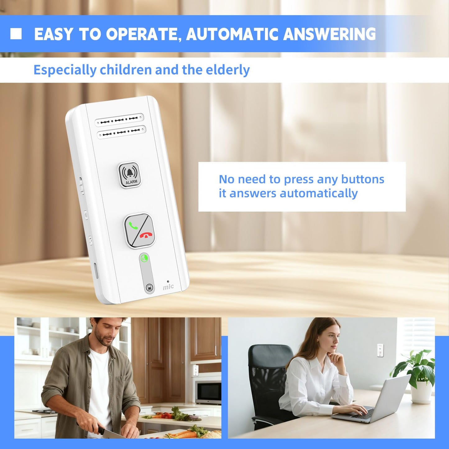 2 Way Intercoms Wireless for Home Office,2026 Upgraded Magnetic Adsorption Long Range Intercom System,Portable Room to Room 30 Days Long Standby Time 5 Level Volume Adjustment, Expand to 5 Intercoms