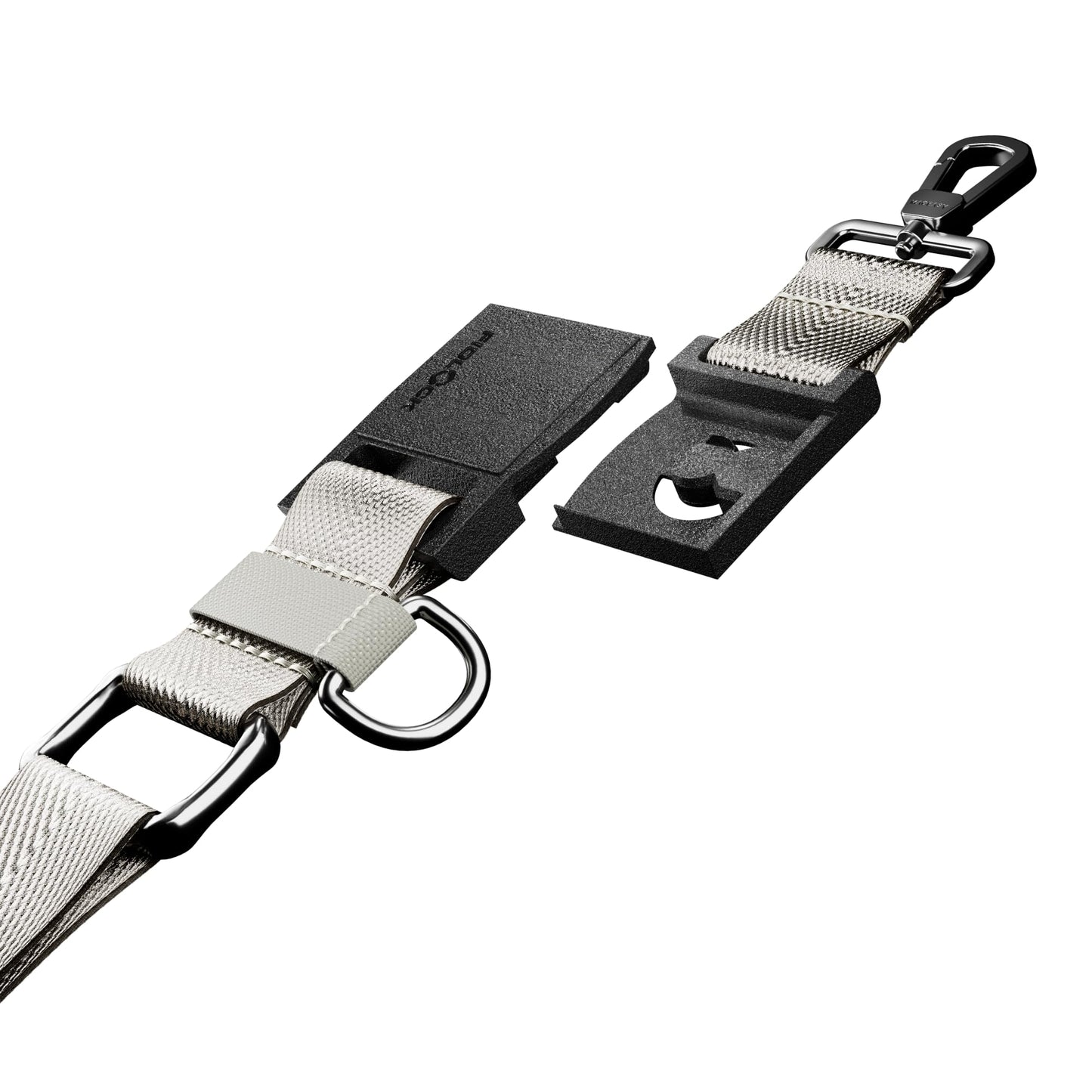 MAGEASY Utility Phone Lanyard Crossbody Strap with Quick-Lock Buckle + 360° Rotatable Hook + Attachment Loops for Keys, Hands-Free iPhone Holder for Travel Hiking Concerts (Starlight)