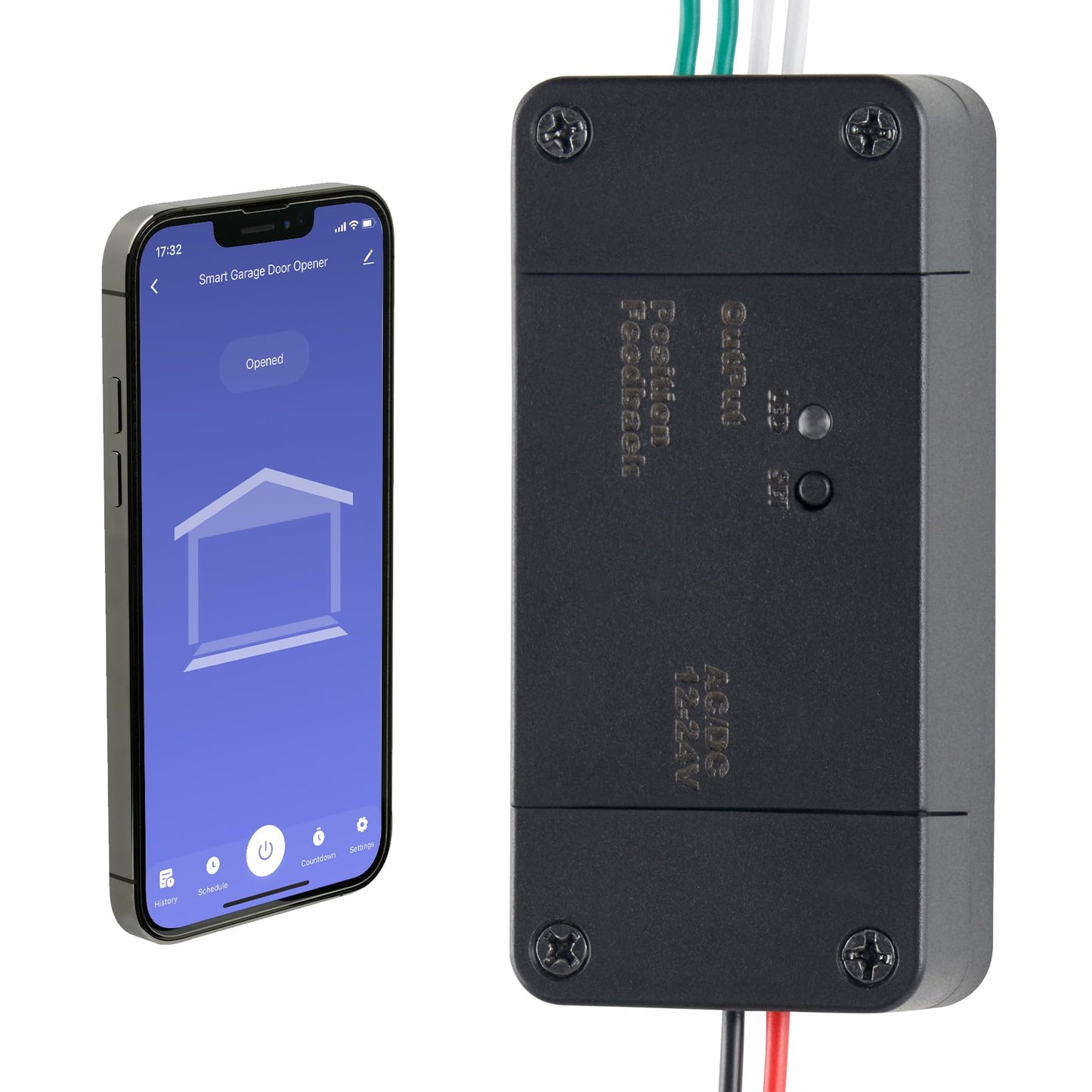 CO-Z WAM1 Remote Control for Bluetooth WiFi Gate Openers Smart Life App WiFi Controller, Universal Gate Remote Control Compatible with All Automatic Sliding Swing Gate Openers Garage Operator