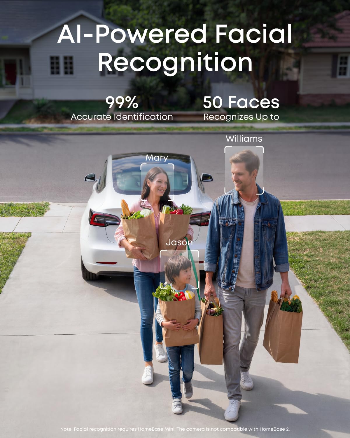 eufy Security eufyCam C35 4-Cam Kit, Wireless Indoor/Outdoor Camera, Magnetic Mount, Color Night Vision, Local Storage, No Monthly Fee, IP67, Facial Recognition, Solar Panel Compatible, Build in 8GB