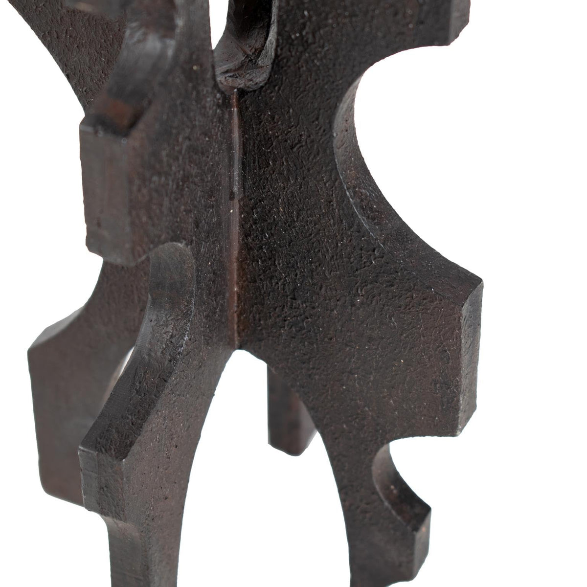 Howard Elliott Collection Cade Architectural Pillar Candle Holder, Black and Sand Modern Industrial Geometric Base Decorative Centerpiece for Living Room, Dining Table & Hallway Decor, Tall
