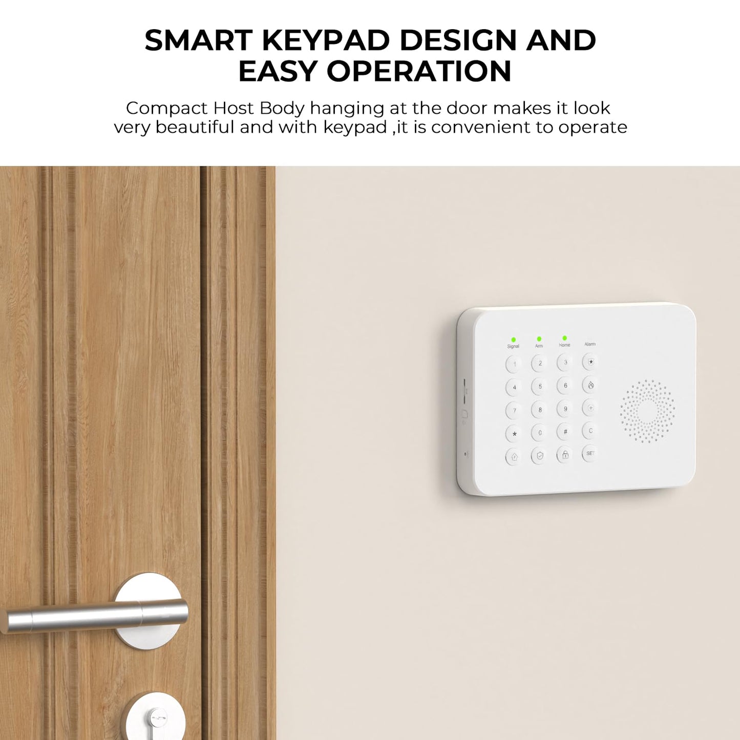 PGST Wireless Home Security Alarm System, DIY Anti-Theft Alarm Kit with Door Window Sensors, Motion Detector, Remote Control for Home Apartment Office Garage