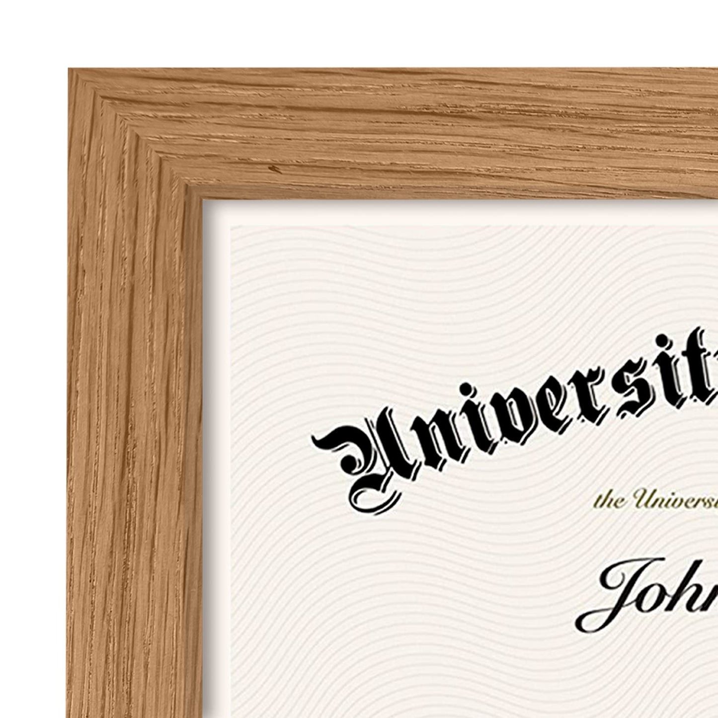 Americanflat 8.5x11 Diploma Frame with Shatter-Resistant Glass - Document Frames with Engineered Wood - Legacy Collection - Certificate Frame for Tabletop and Wall Display - Dark Oak