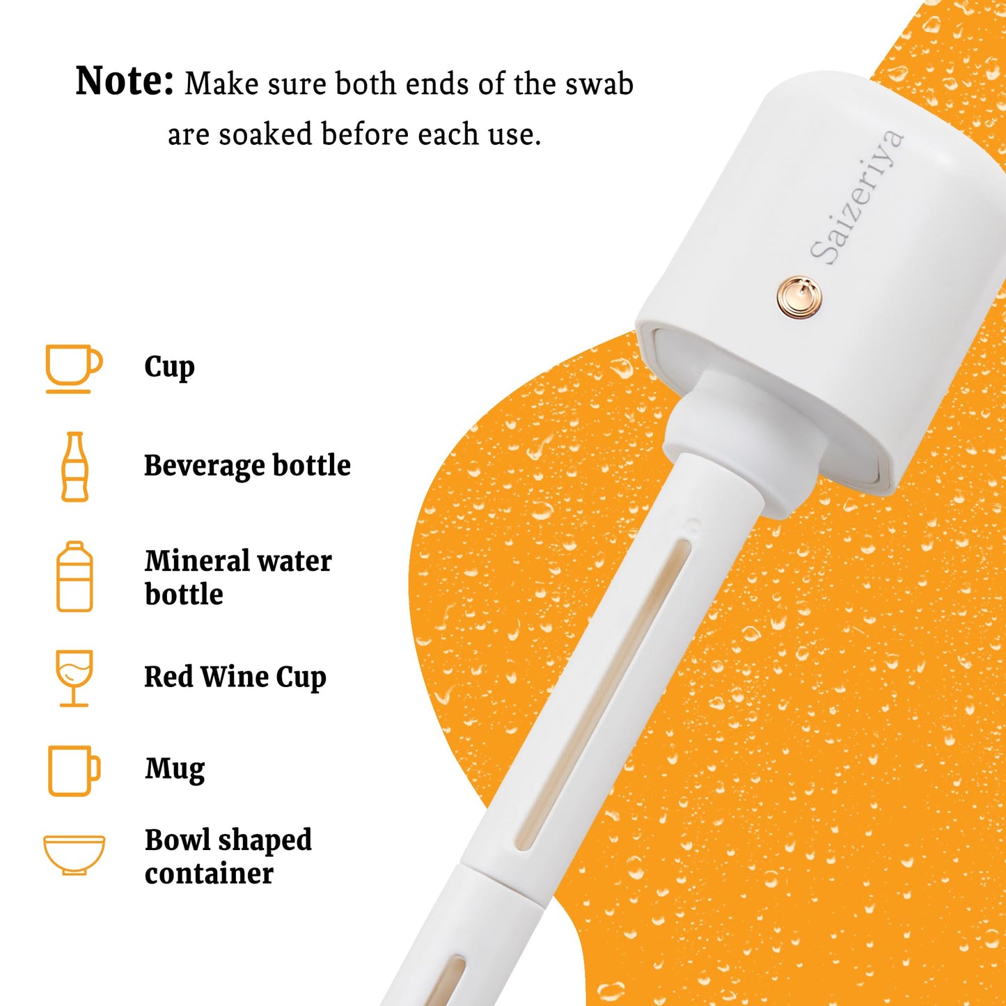 Saizeriya Mini Humidifier, Portable Humidifiers for Travel, White Small Personal Mist Maker with USB Use Quiet Air Diffuser with Adjustable Length for Car Bedroom Office Use