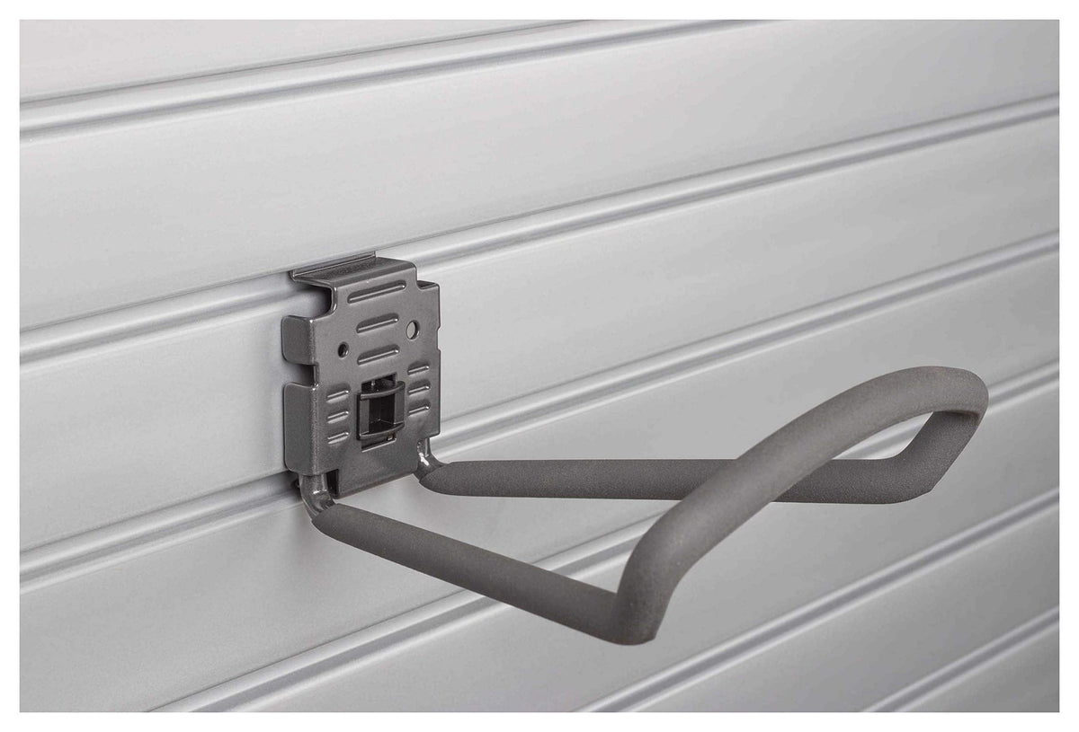 HandiWall 8" Loop Hook with Locking Bracket for Tool Storage on Slatwall Panels