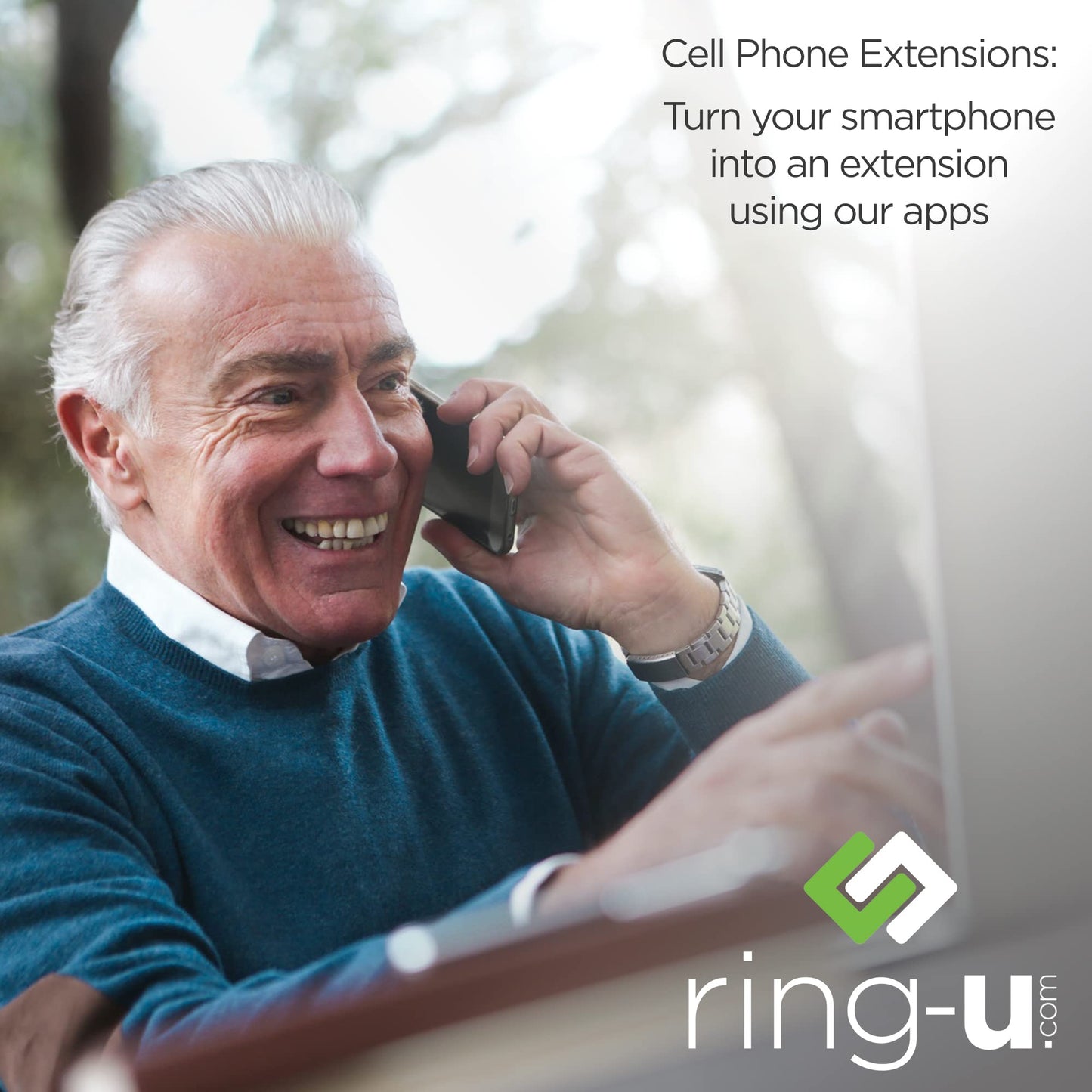 ring-u Hello Hub Small Business Phone System (PBX) and Service (VOIP). Up to 30 Lines and 75 Extensions. Keep Your Number! Set-up Easier Than a Wireless Router. Ring-u Service Required.