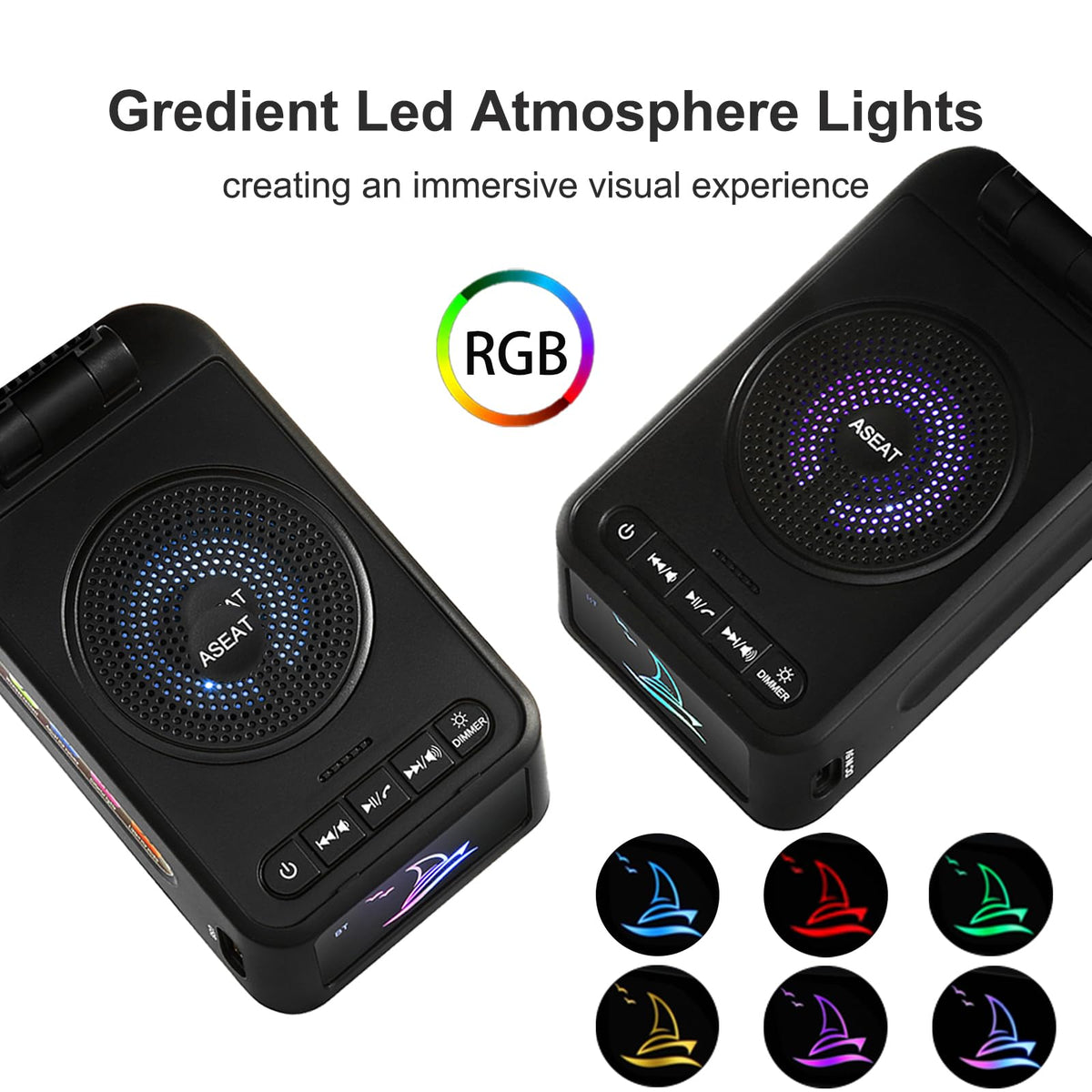 Cell Phone Stand Bluetooth Speaker for Christmas & Everyday Use - iPhone/Android Compatible, Unique Dad/Guy Gifts