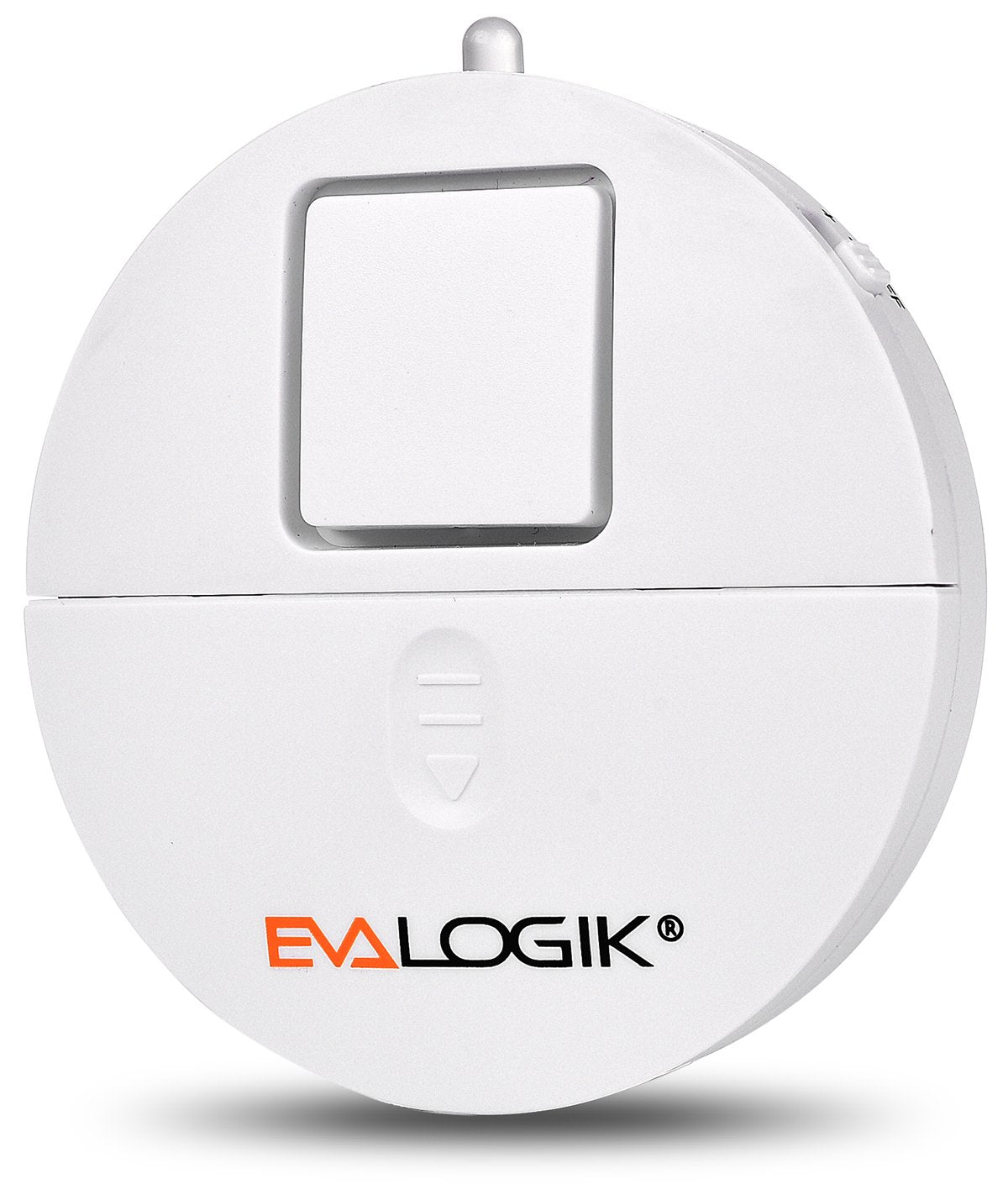 EVA LOGIK Modern Ultra-Thin Window Alarm with Loud 120dB Sound and Vibration Sensors Compatible with Virtually Any Window, Glass Break Alarm Perfect for Home, Office, Dorm Room- 4 Pack