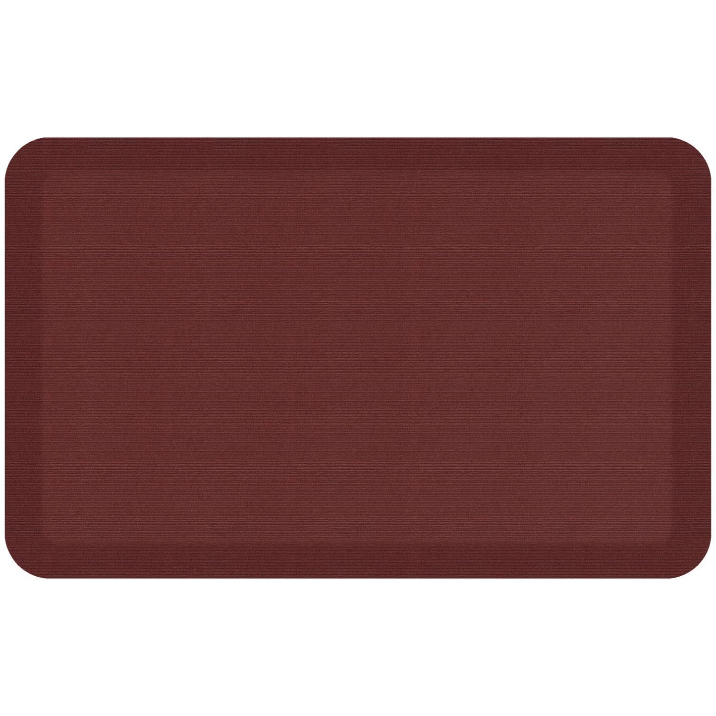 GelPro Designer Comfort Grasscloth Crimson Ergo-Foam Anti-Fatigue Kitchen Floor Mat, 20"x32"