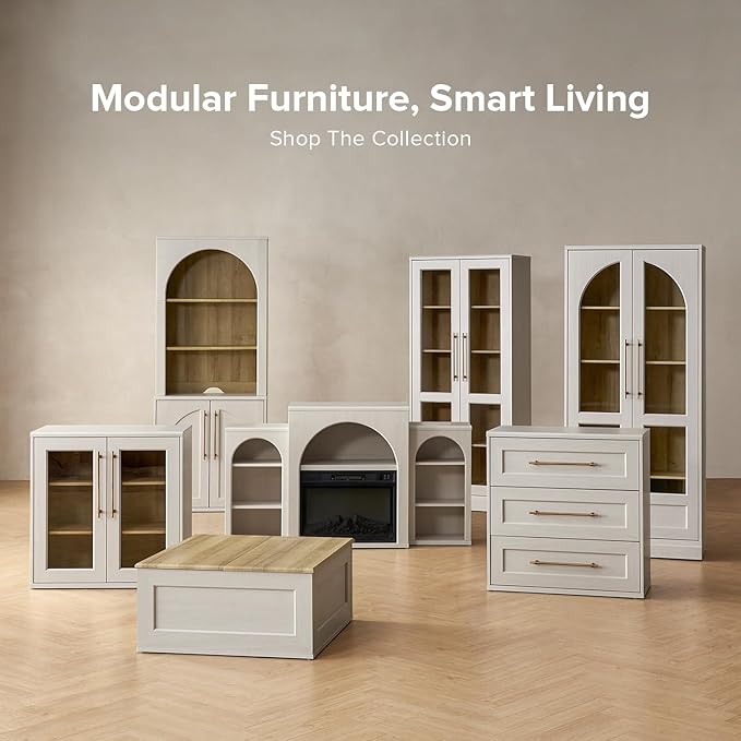 mopio Blake 3 Drawer Dresser for Bedroom, Chest of Drawers, Wood Dresser