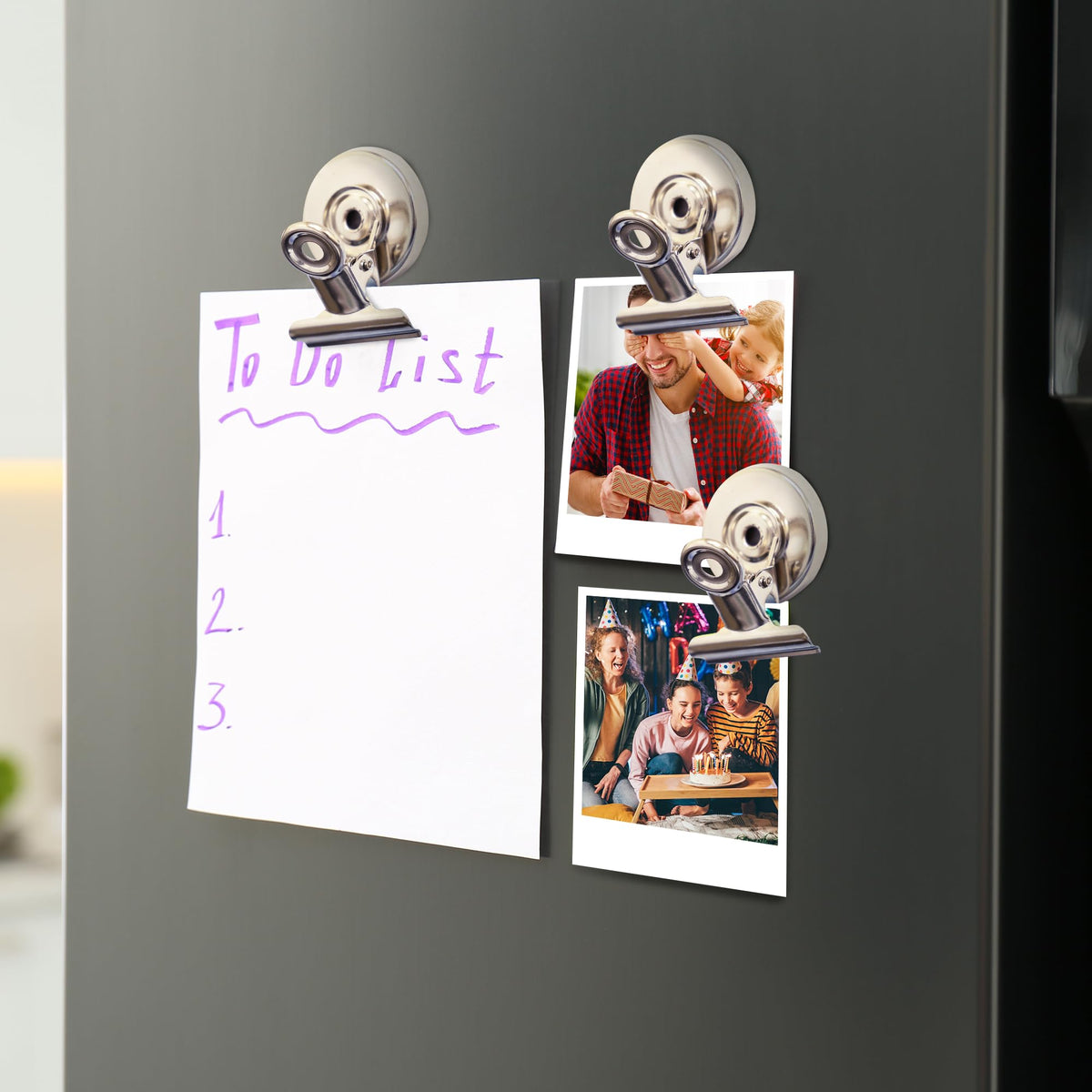 20 Pack Heavy Duty Magnetic Clips for Refrigerator and Whiteboard, Strong Fridge Magnets for Office, School, Locker, Home, and Teaching
