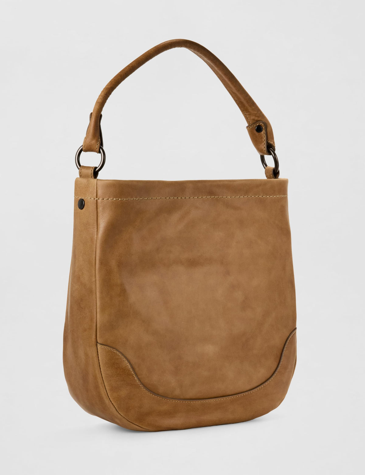Frye womens Melissa Hobo Shoulder Handbag, Beige, One Size US