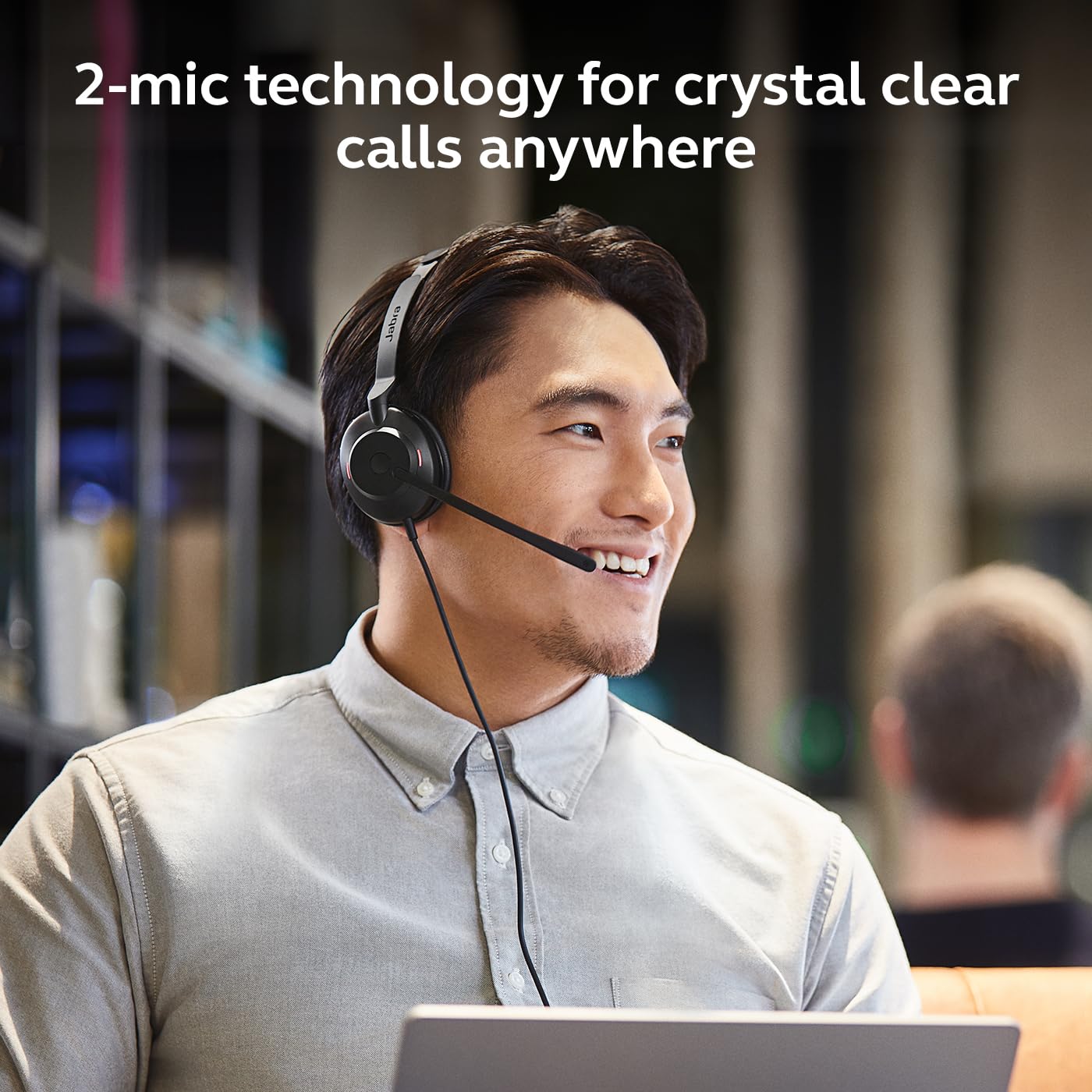 Jabra Evolve2 30 SE (2025 Version) Wired Single-Ear Headphones with Microphone – Computer Headset - USB-A and USB-C Cable - Microsoft Teams Certified - Works with All Meeting Platforms – Black