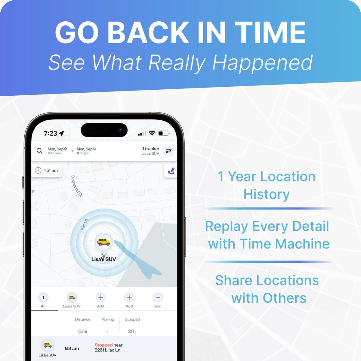 Spytec Atlas GPS Tracker for Vehicles & Kids (Subscription Required) | Up to 14-Day Battery Life | Waterproof Magnetic Case, Geofencing, Portable Real Time Mini GPS Car Tracker w/Lifetime Support