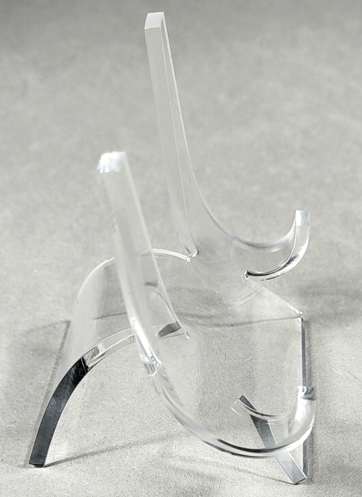 HQRP-Crystal 3" Acrylic Display Stand Pedestal for Crystal Heart / Slice / Slab and other Stones