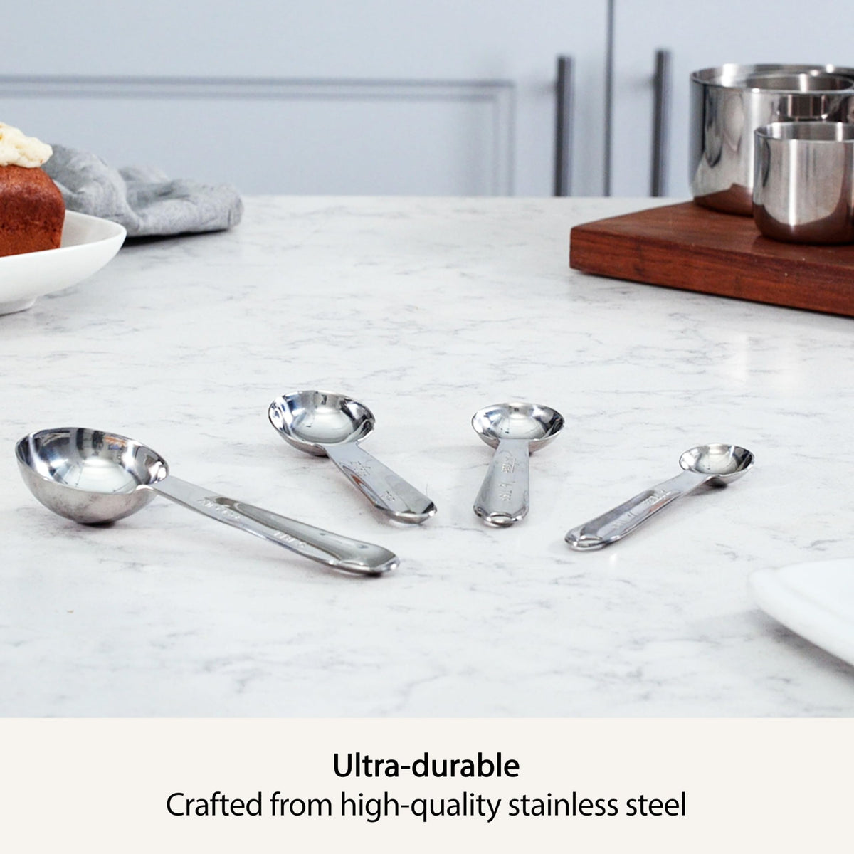 All-Clad 59918 Stainless Steel Measuring Spoon Set