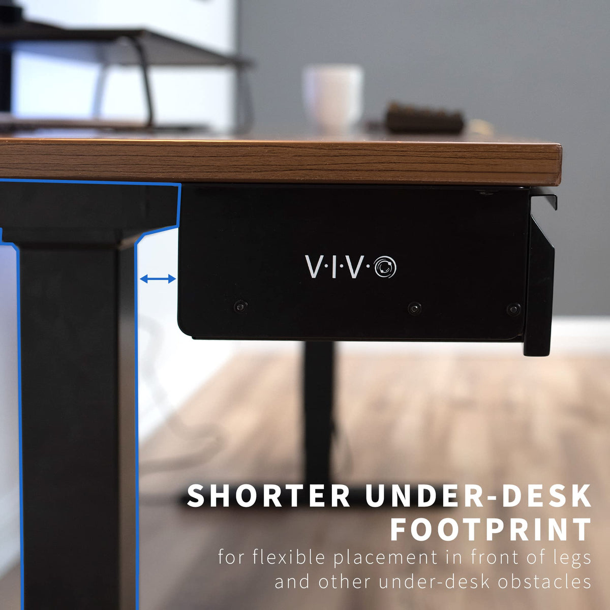 VIVO 16 Inch Under Desk Slide out Drawer without Shell, Home Office Storage Organizer, Steel, Black, DESK-AC03A-B