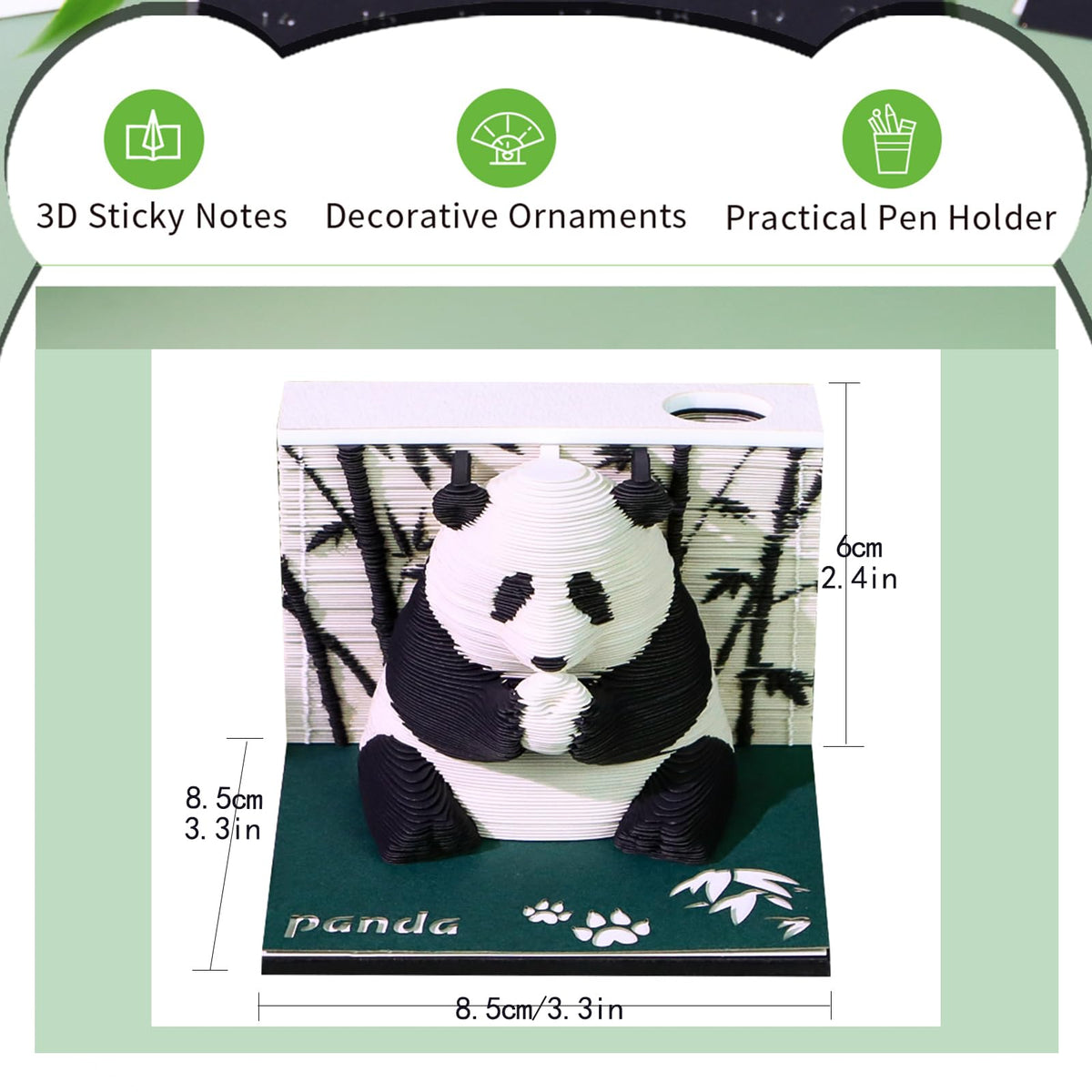 Time Piece Calendar 2026, 3D Time Piece Calendar 2026, DIY Tear Away 3D Artsy Pads, 3D Memo Pad Paper Carving Art for Desktop Decor