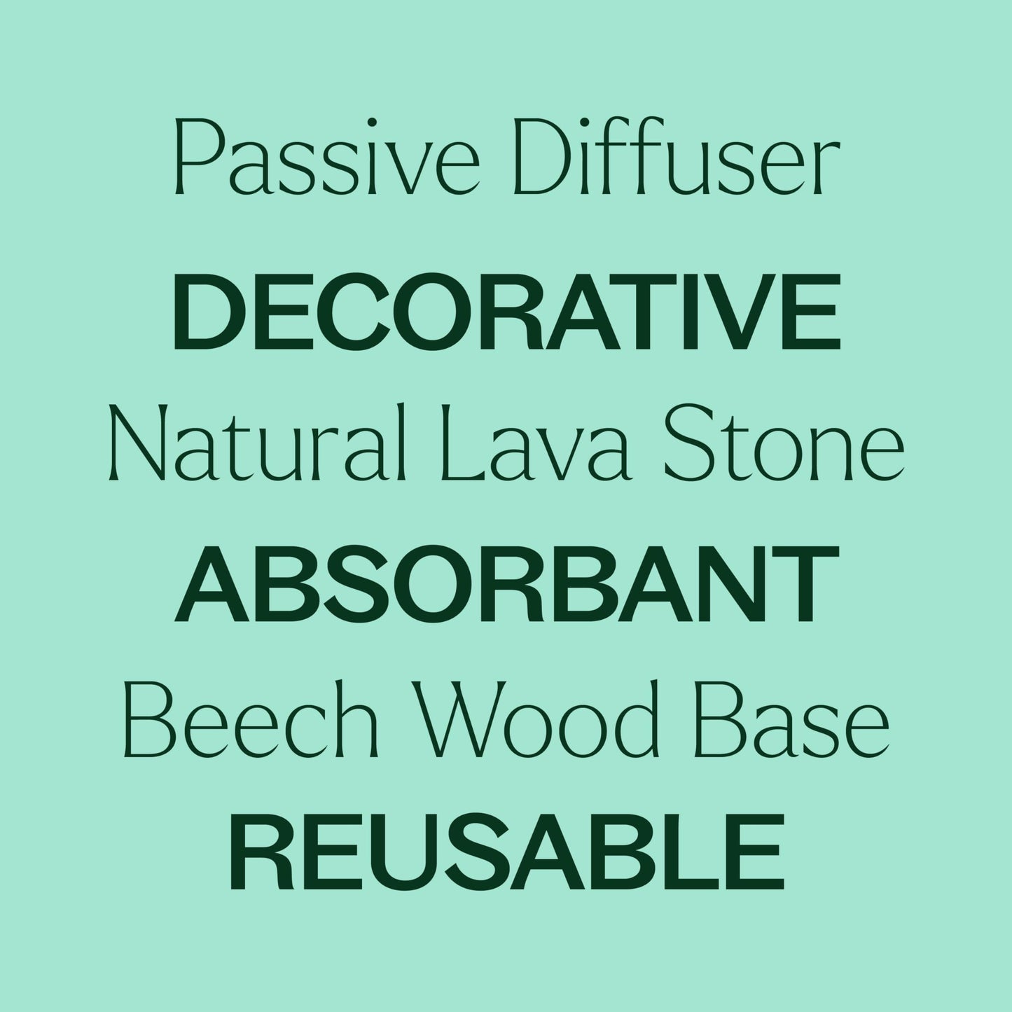 Plant Therapy Lava Rock Passive Diffuser for Essential Oils Great for Decorating at Home, Office or Car, and Gift-Giving