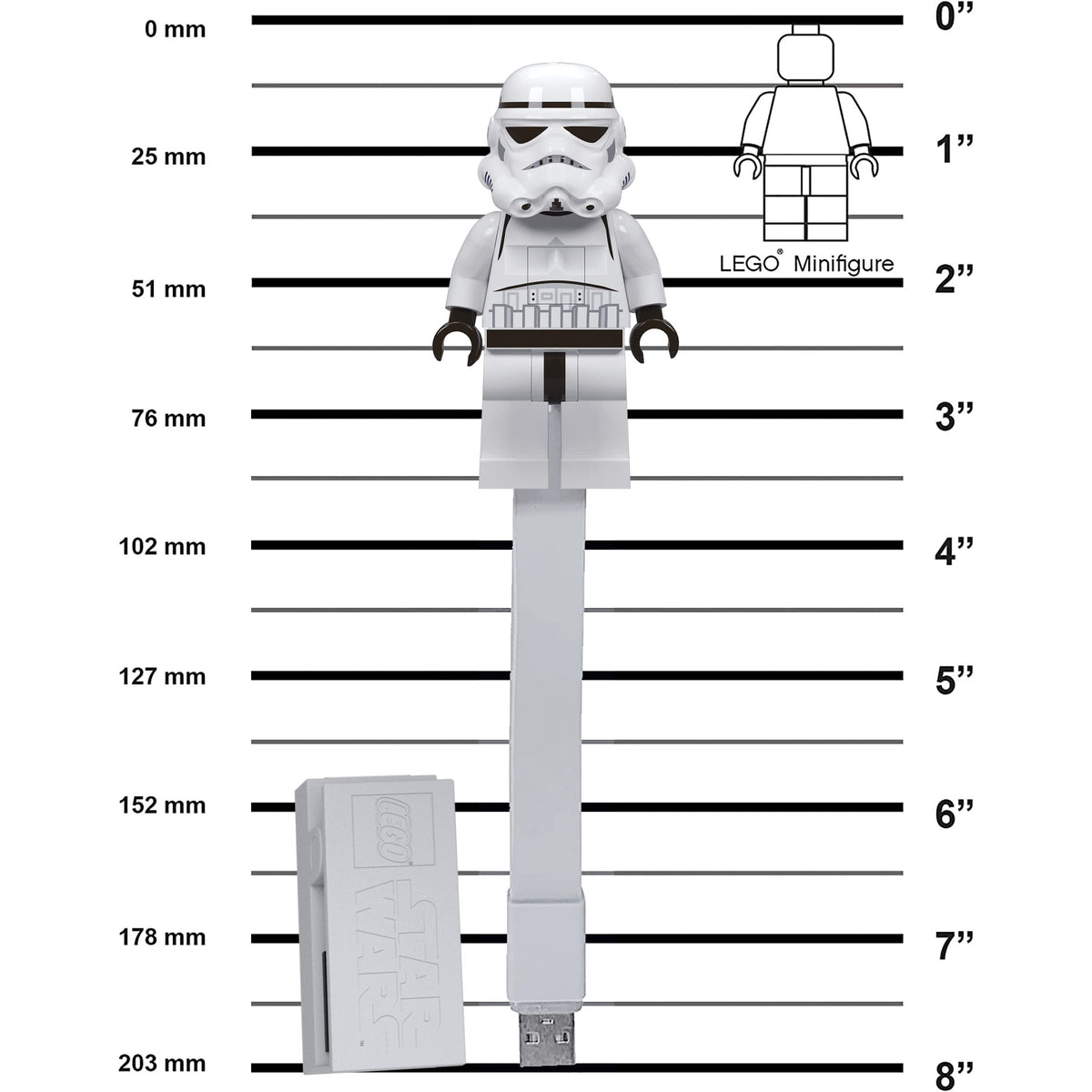 LEGO Star Wars Book Light - Stormtrooper (CL25)