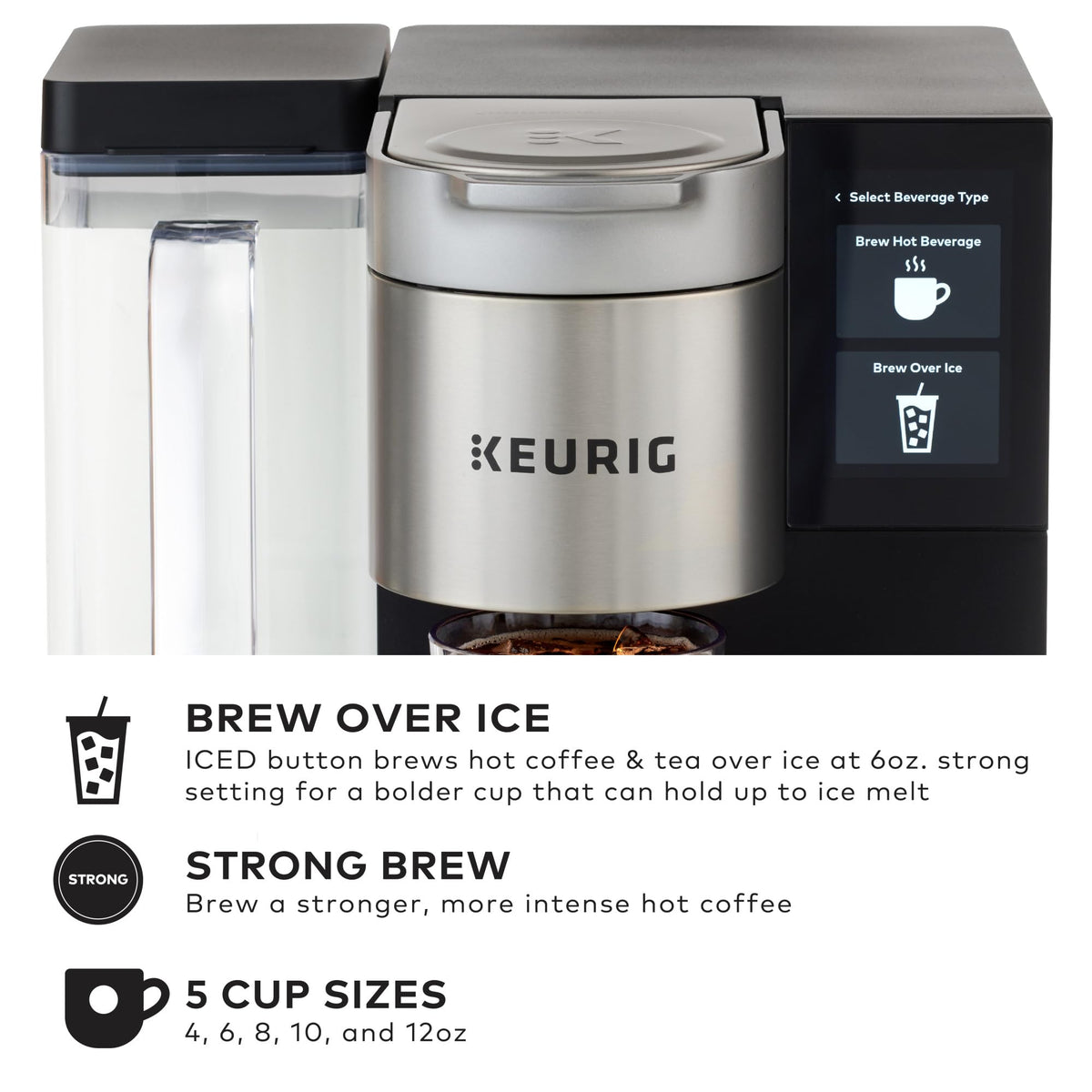Keurig K-2550 Medium Business Single Serve Coffee Maker, 110 oz Water Reservoir, Silver/Black