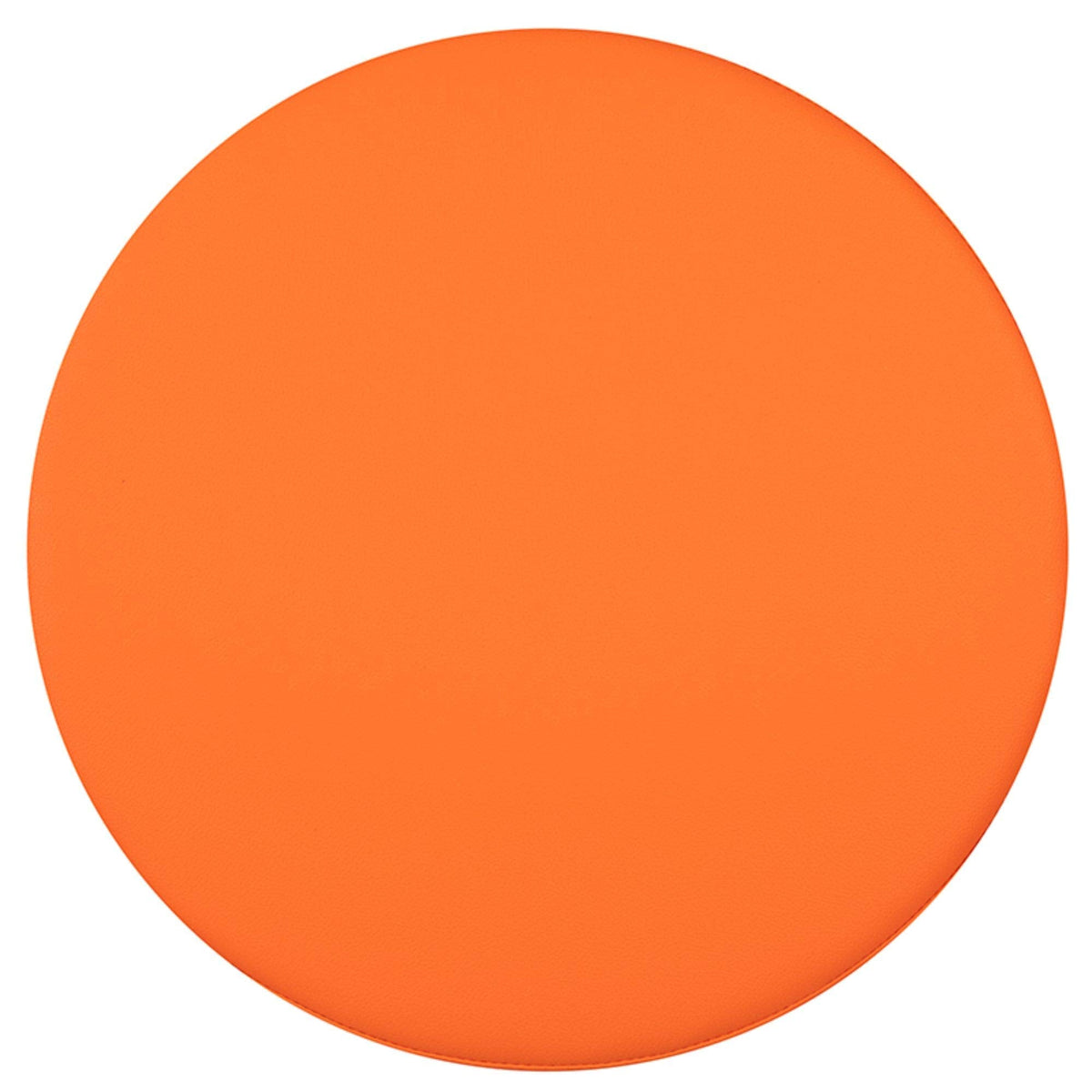Flash Furniture Nicholas Soft Seating Flexible Circle for Classrooms and Common Spaces - 18" Seat Height (Orange)