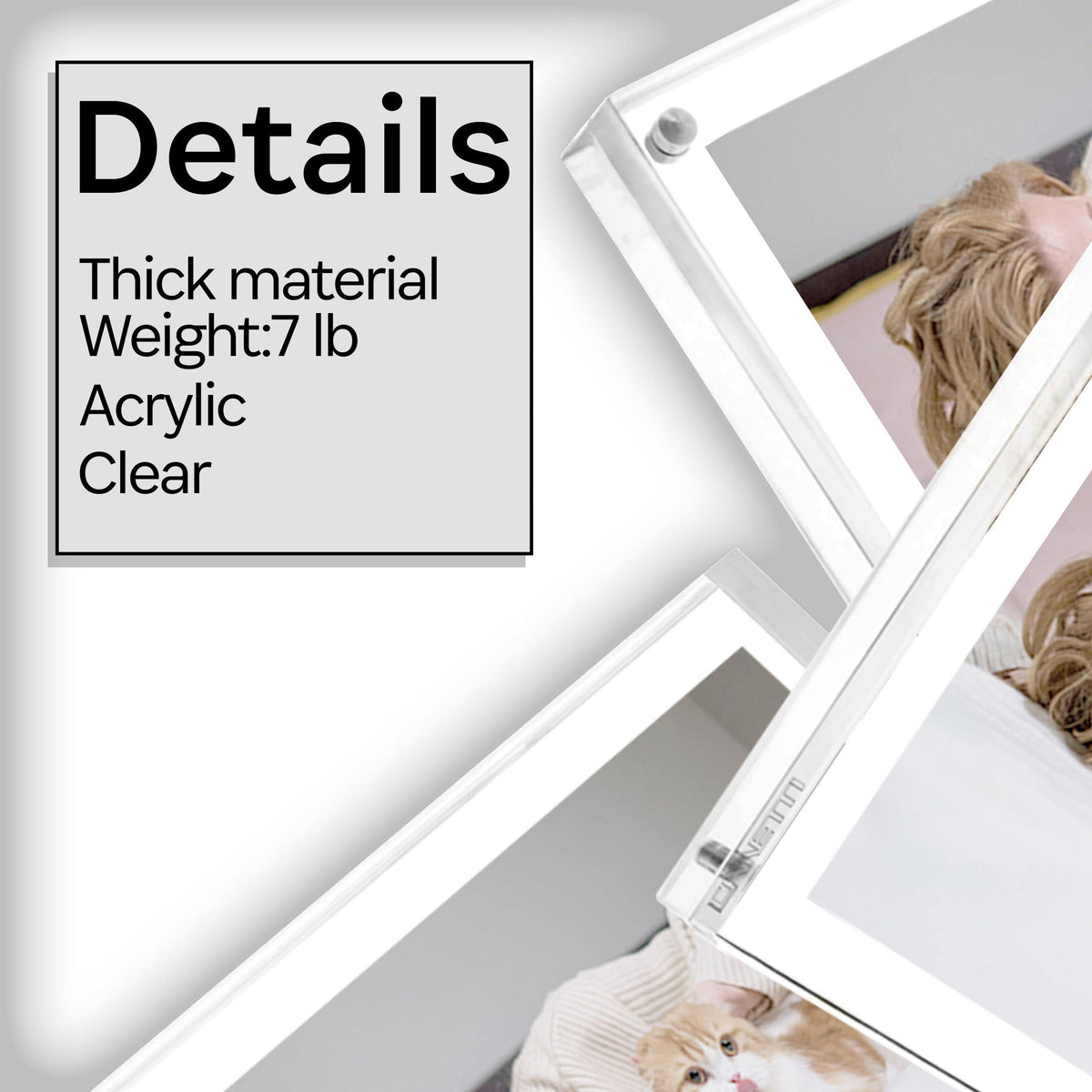 Canetti Design Group The Original Magnet Frame - Clear Acrylic-8.5x11 inch