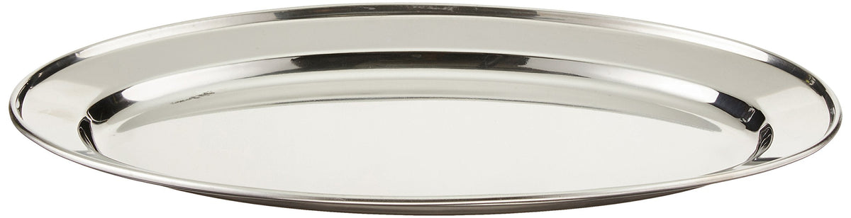 Winco Serving Platter, Oval, 14" x 8-3/4", S/S