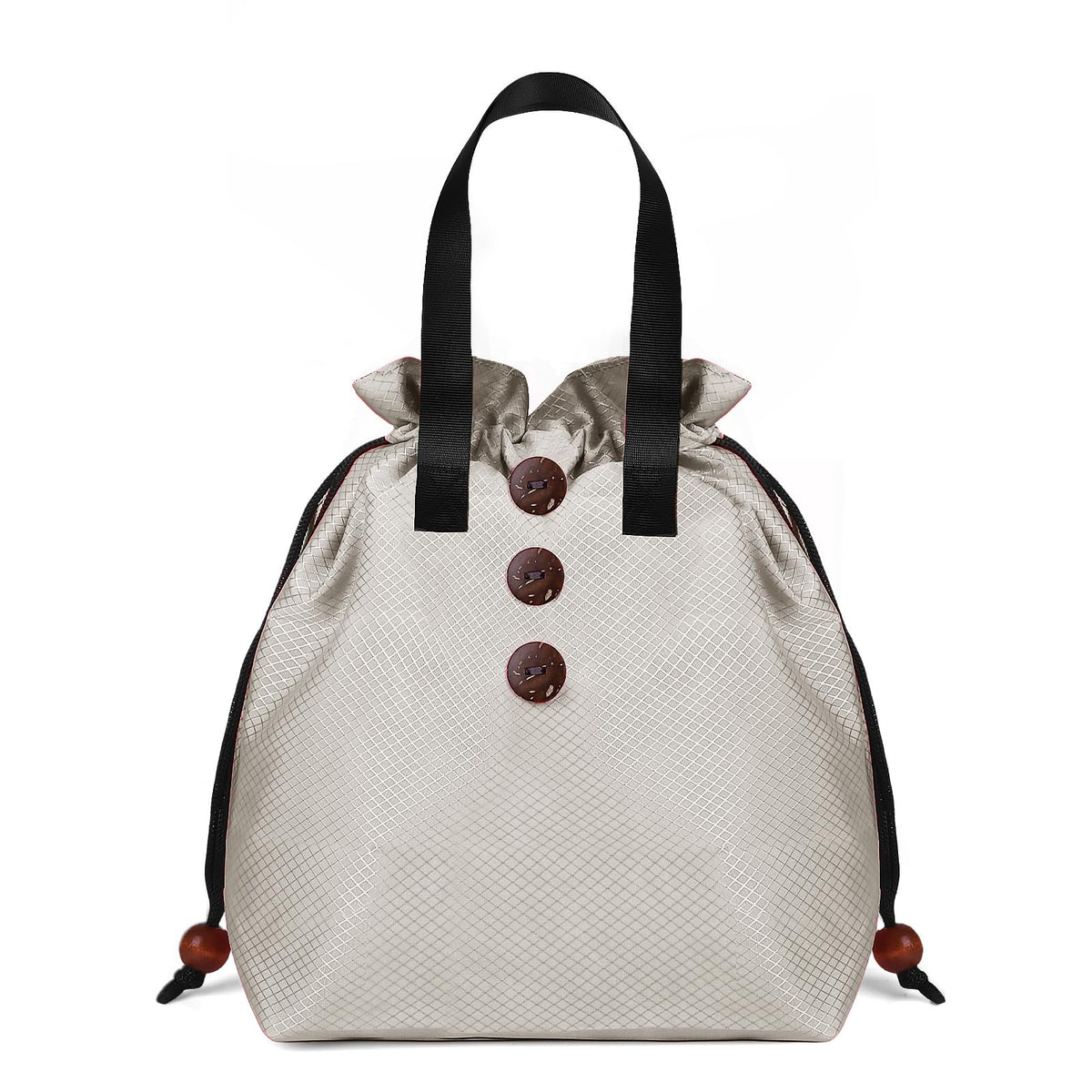 Jiamusi Drawstring Insulated Lunch Bag - 6L Thermal Food Tote with Waterproof Lining for Office & Commute