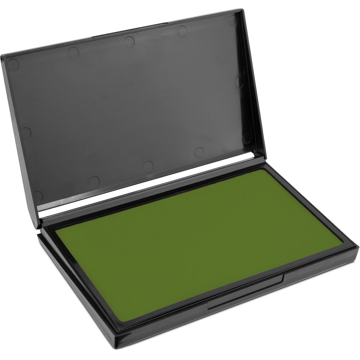 MaxMark Large Premium Olive Green Ink Stamp Pad - 4-1/4" by 7-1/4" - Premium Quality Felt Pad