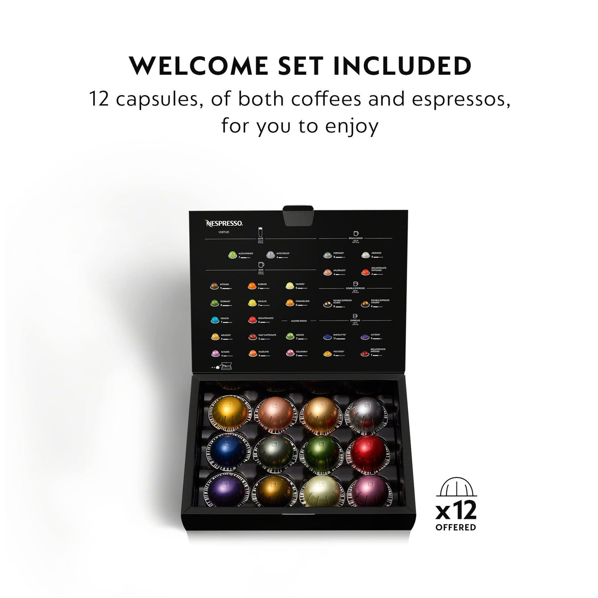 Nespresso Vertuo Next Coffee and Espresso Maker by De'Longhi, Matte Black