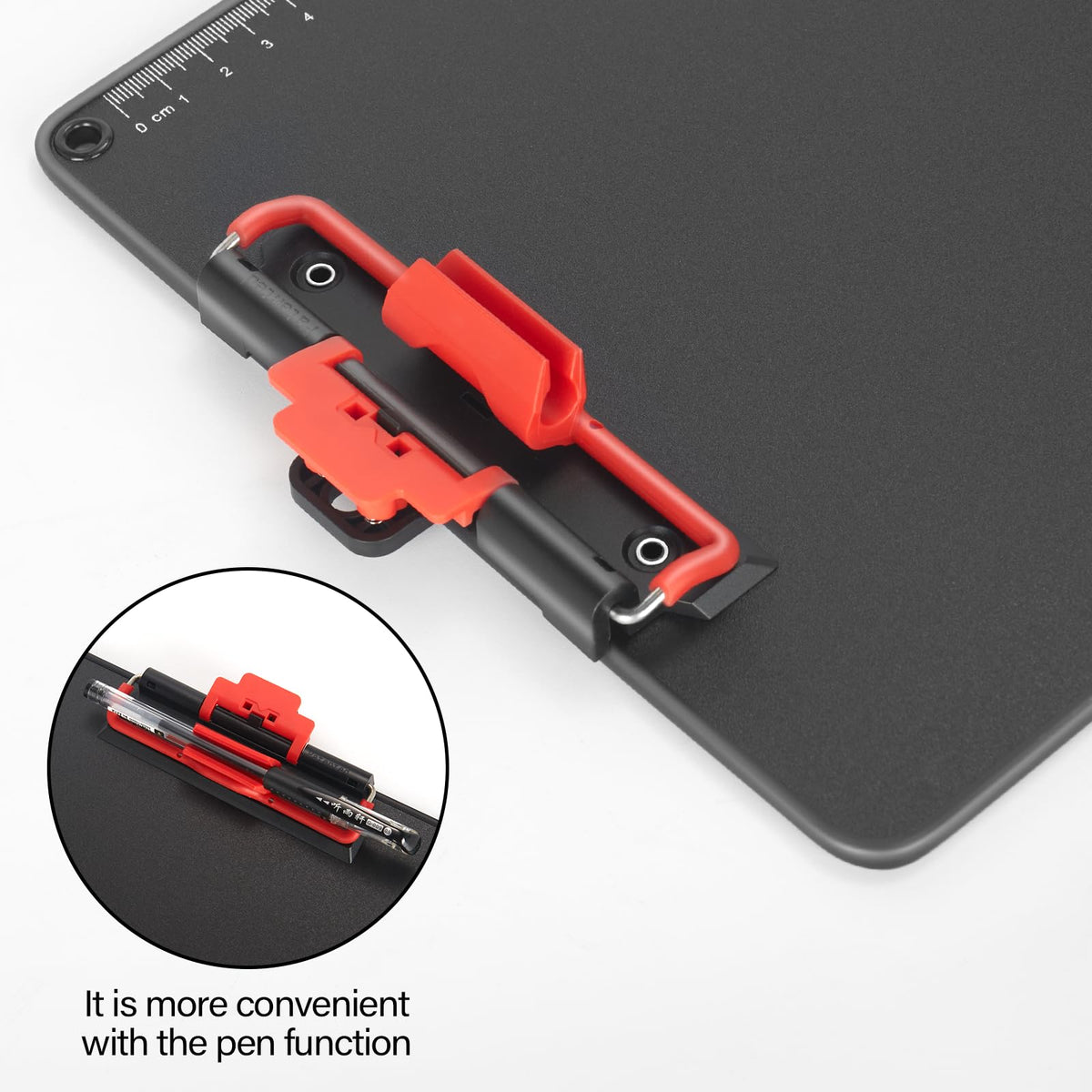 ZORVIDSON Clipboards with Pen Holder A4 Size 12.5x9 Inch Aluminum Protection Edge Clip Board for Classrooms, Offices, School, Doctor, Coaches [Upgraded Clip] (Black, 2 Pack)