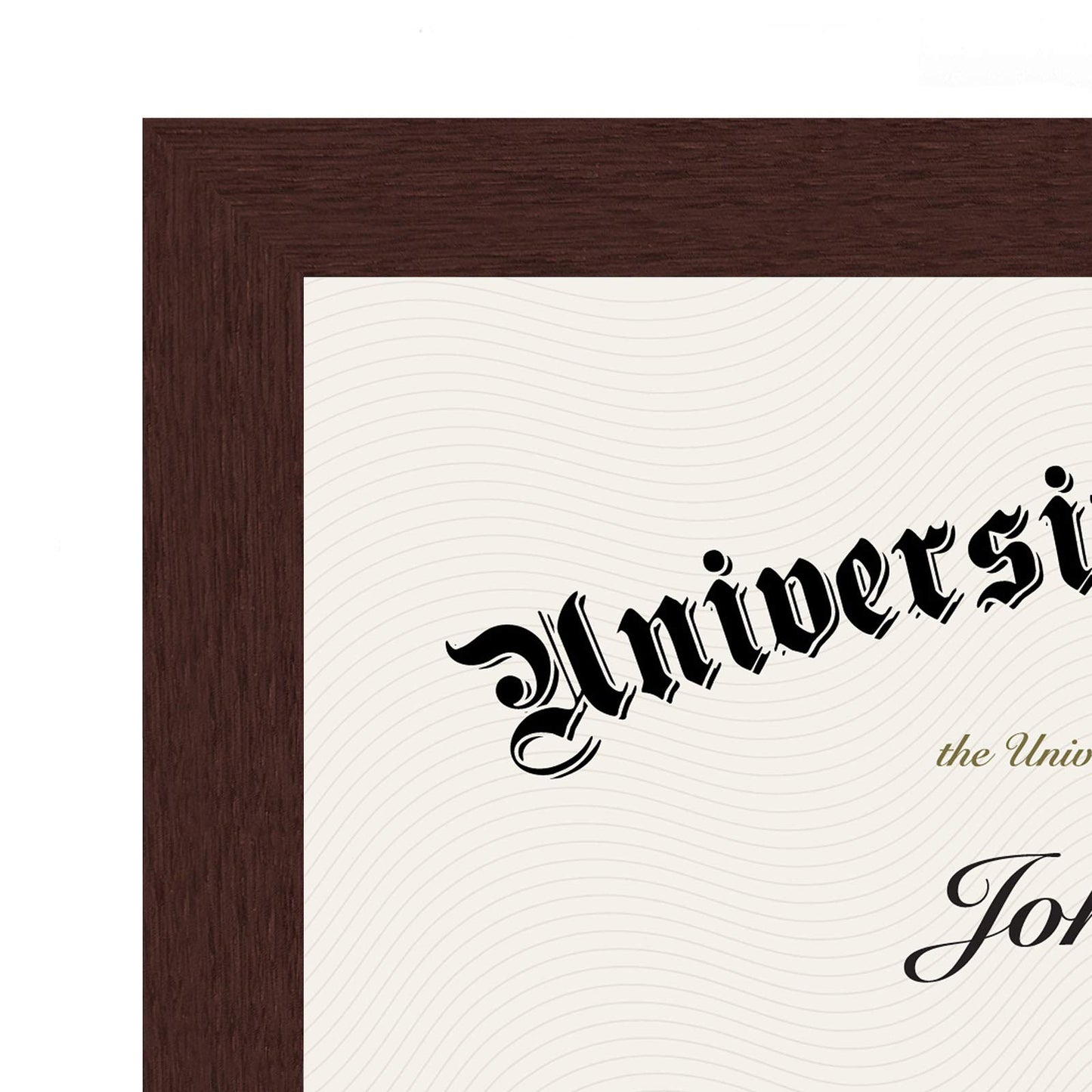 Americanflat 8.5x11 Diploma Frame with Shatter-Resistant Glass - Document Frames with Engineered Wood - Legacy Collection - Certificate Frame for Tabletop and Wall Display - Mahogany