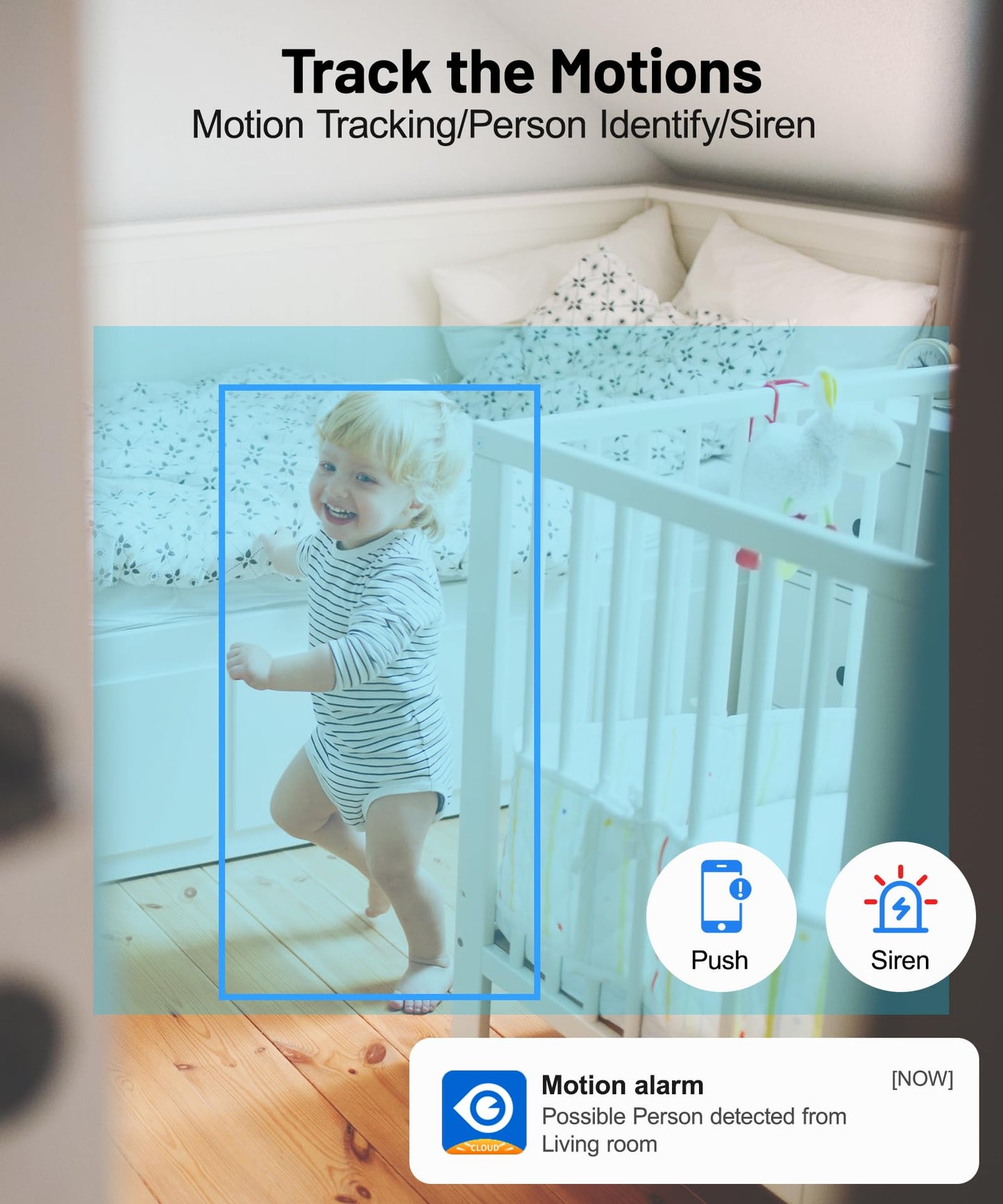 GALAYOU Indoor Security Camera 2K, Pet Camera, 360 Degree 2.4G WiFi Home Security Camera for Baby/Elder/Nanny with Night Vision, 24/7 SD Card Storage, Works with Alexa and Google Assistant G2-2Pack