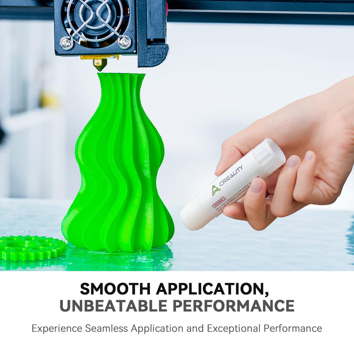 Creality 3D Printer Glue Sticks for Hot Bed Warping Reducing 3D Printer Bed Adhesive PVP Solid 3D Print Glue Stick 3D Gloop for PLA/ABS/PETG/PC/PA/TPU(Pack of 4)