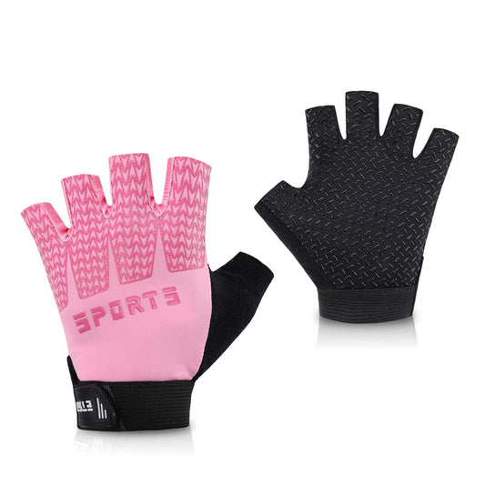 Accmor Kids Sport Half Finger Gloves for Boys Girls - Cycling, Camping, Fishing, Outdoor Sports